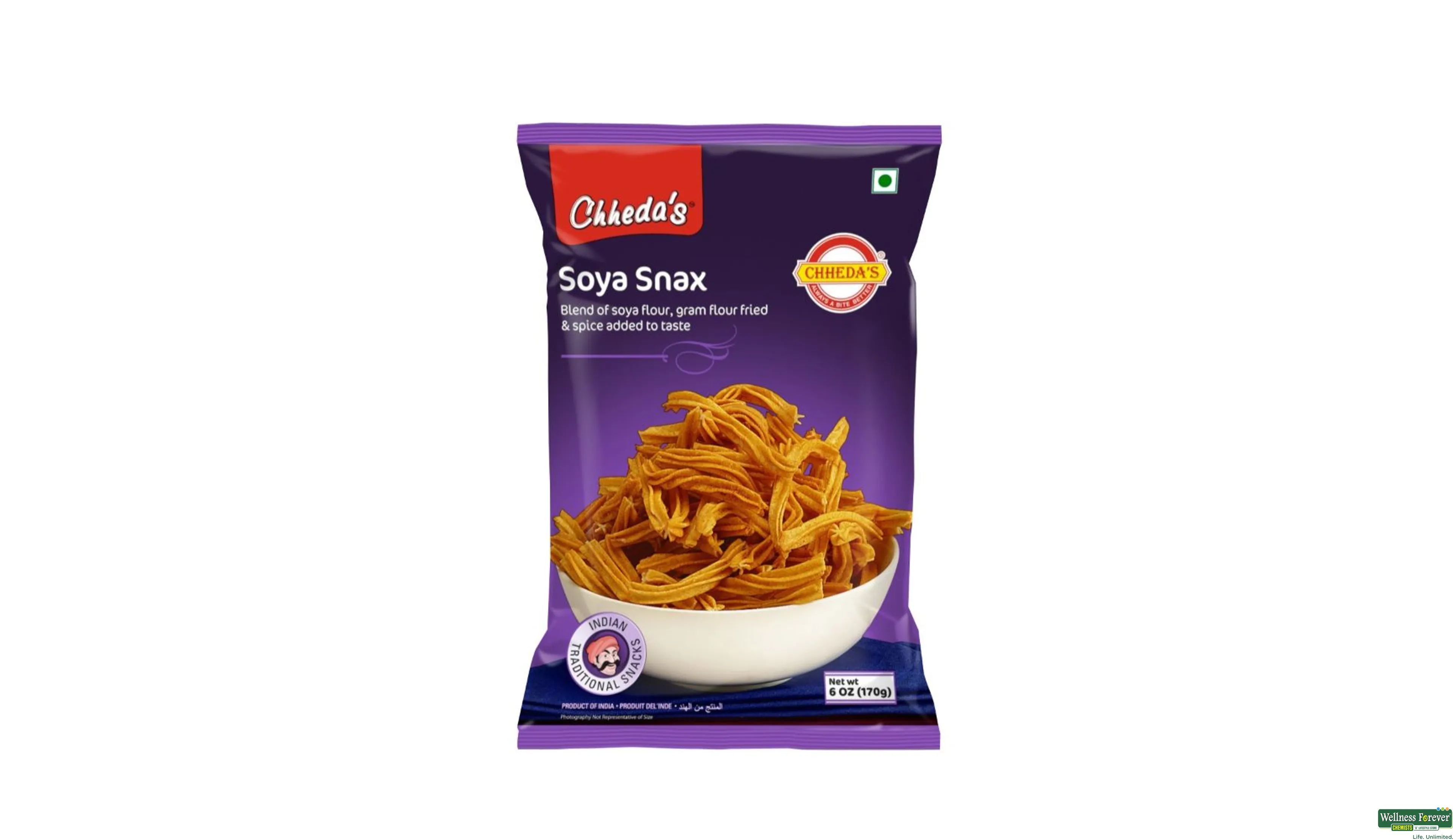 CHH SNAX SOYA 170GM- 1, 170GM, 