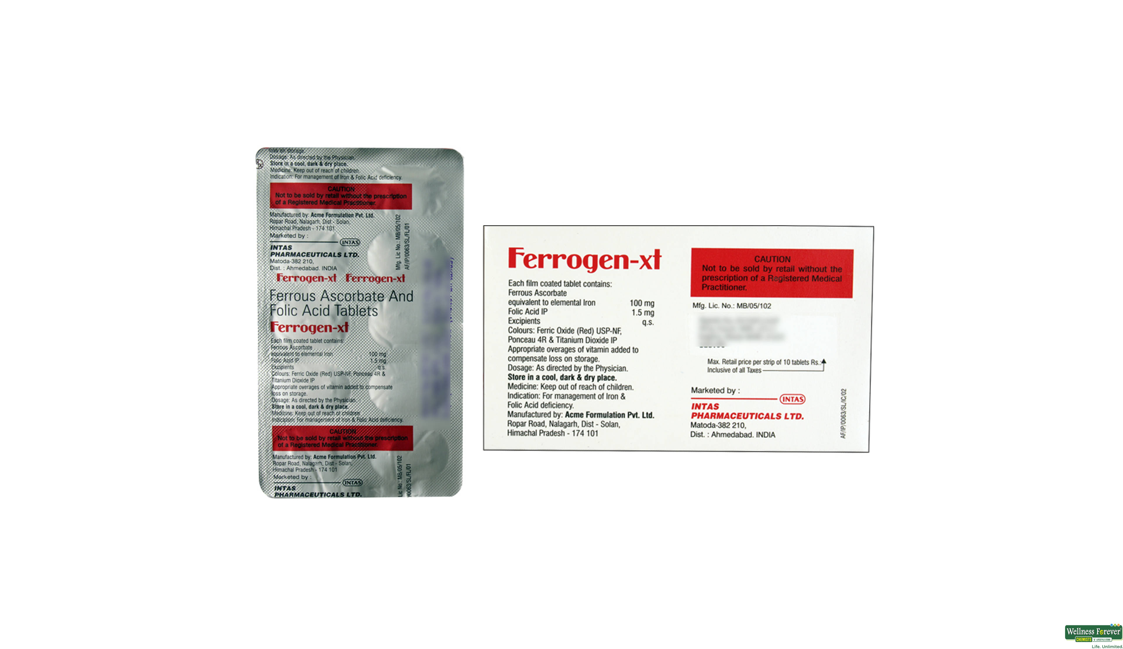 FERROGEN-XT 10TAB- 2, 10TAB, null