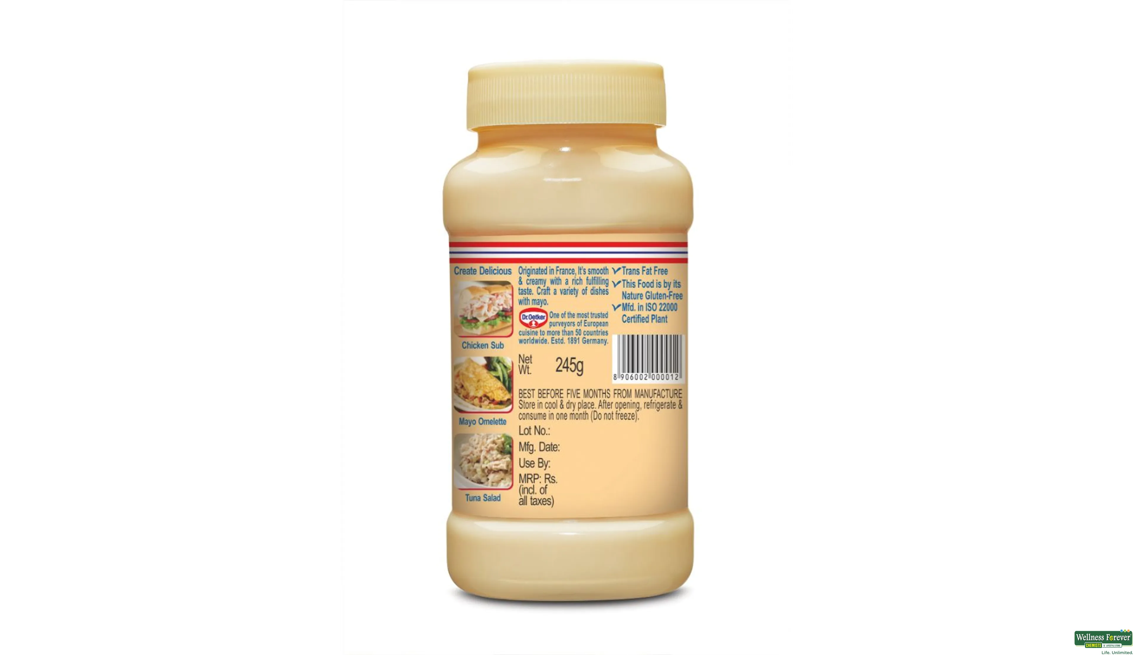 FUN FOOD MAYONNAISE CLASSIC 245GM- 4, 245GM, 