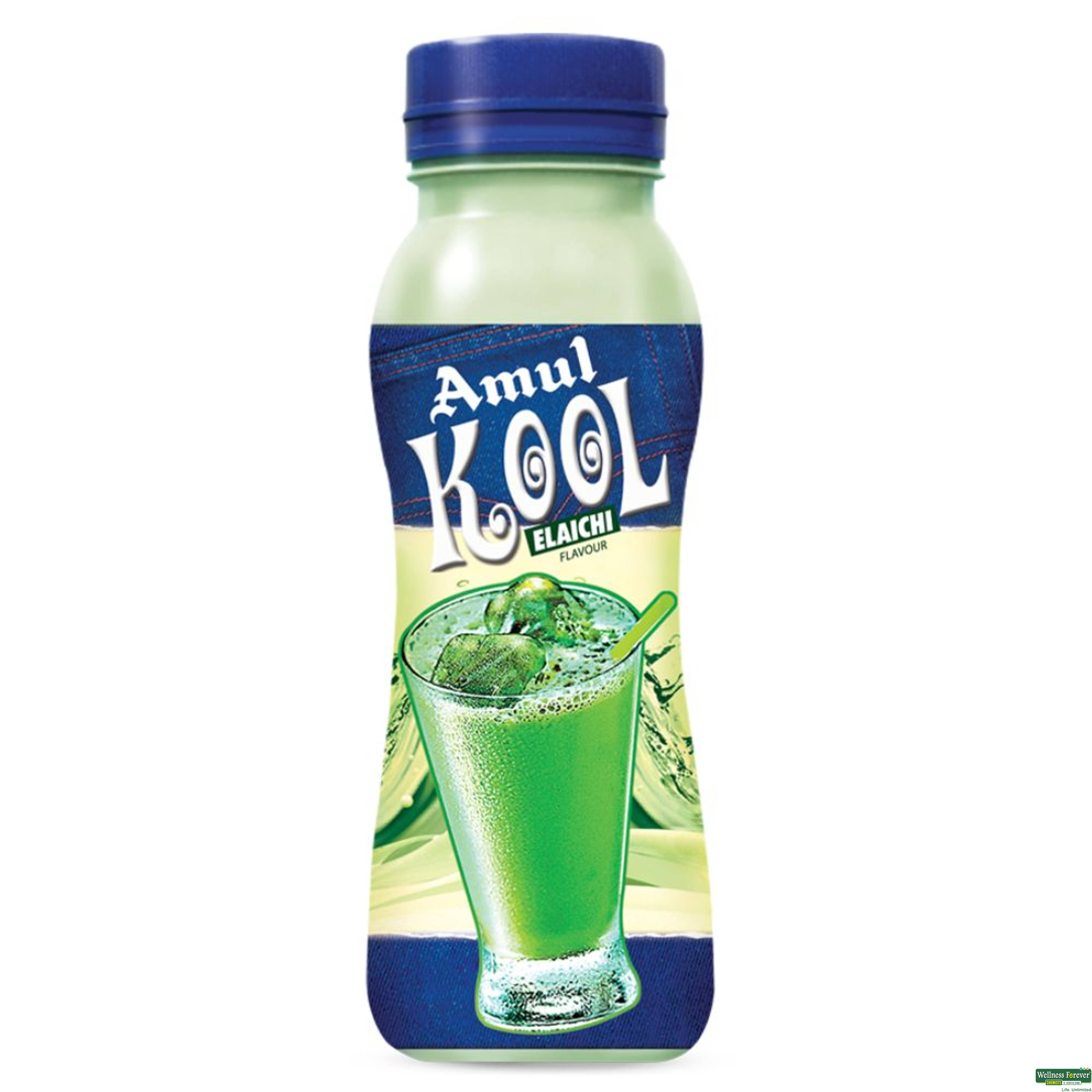 Amul Kool Flavoured Milk Elaichi 180ml-image