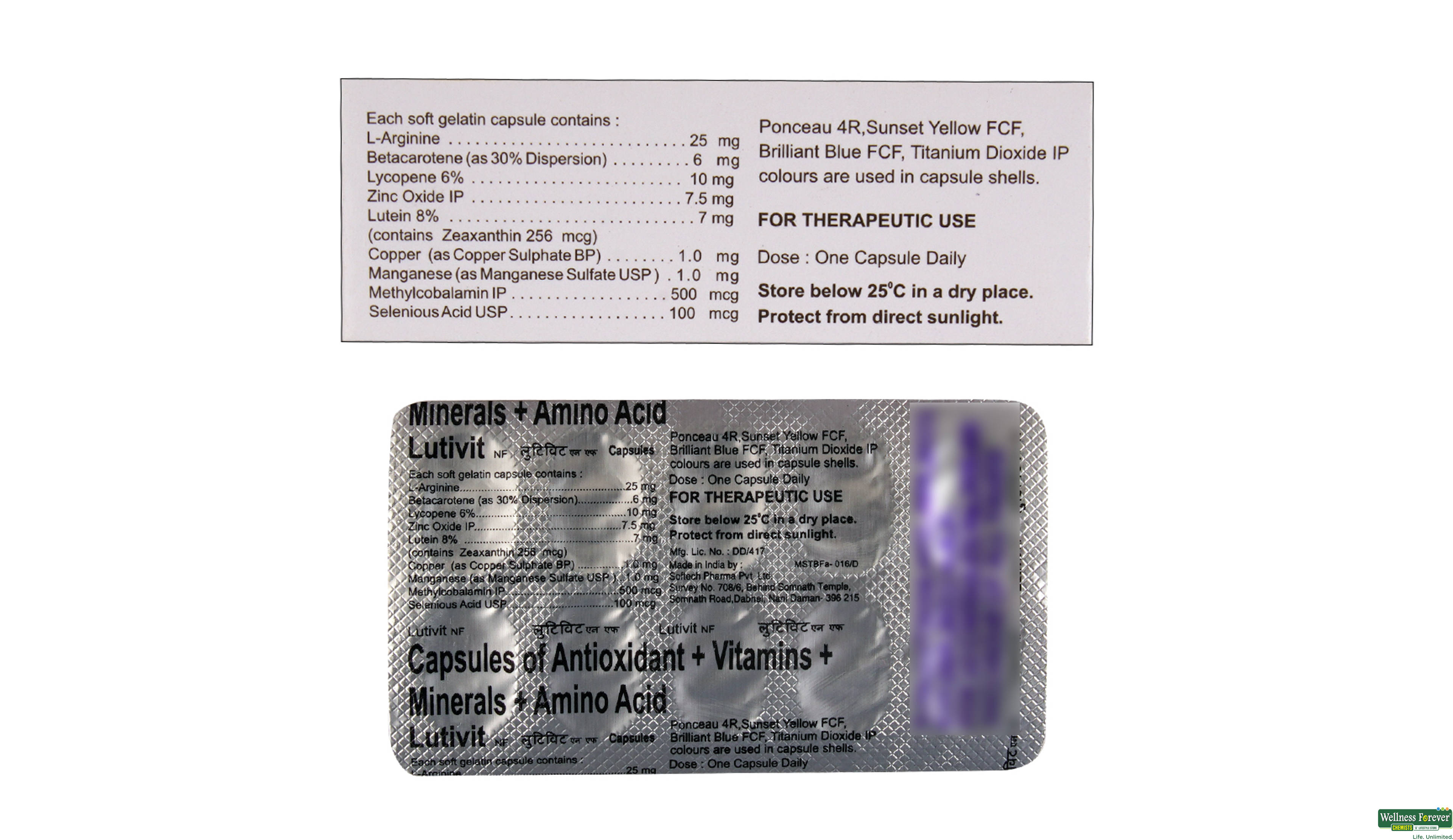 LUTIVIT-NF 10CAP- 2, 10CAP, 