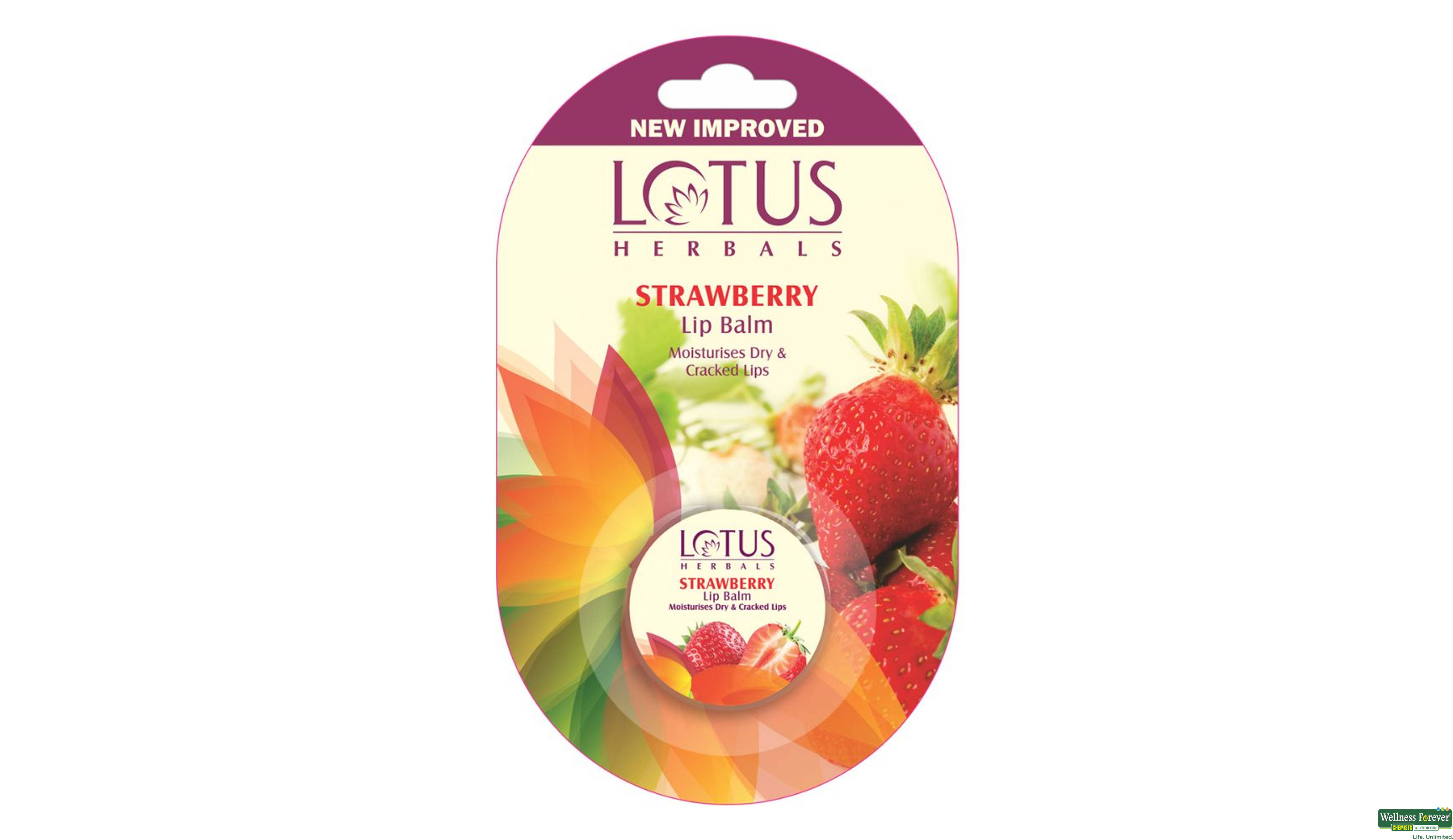 LOTUS LIP THERAPY STRAWBERRY 5GM- 1, 5GM, 