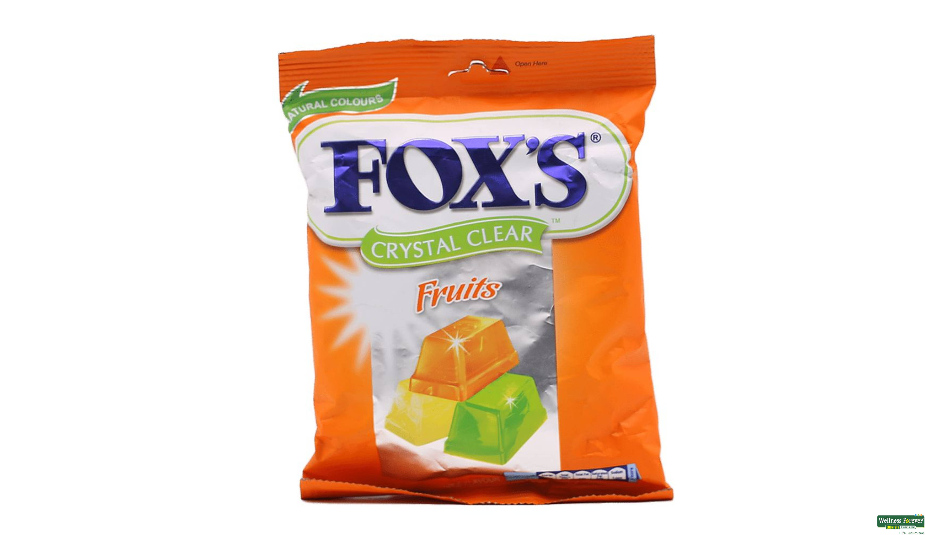 FOXS CANDIES FRUITS 90GM- 1, 90GM, 