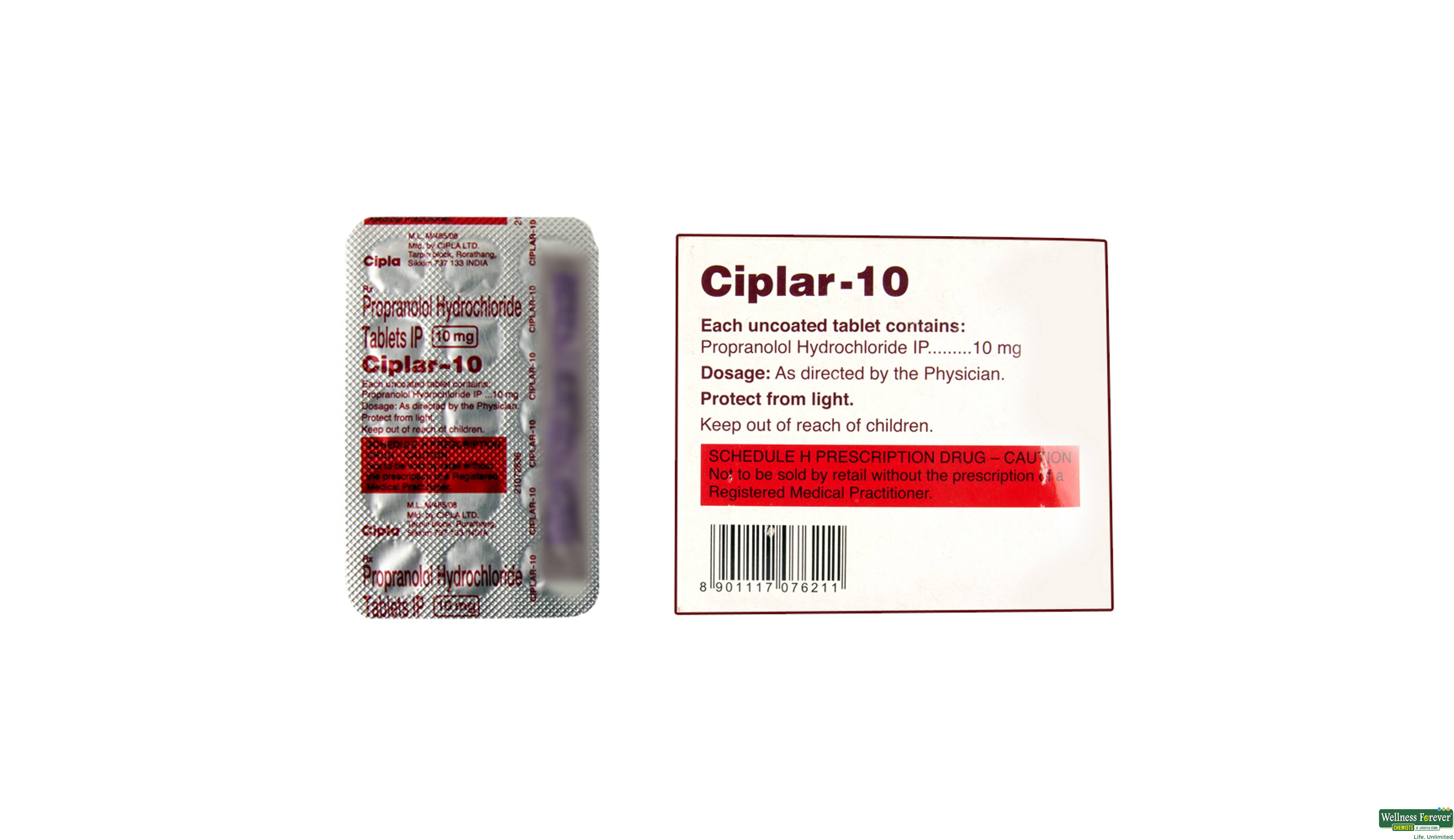 CIPLAR 10MG 15TAB- 2, 15TAB, null