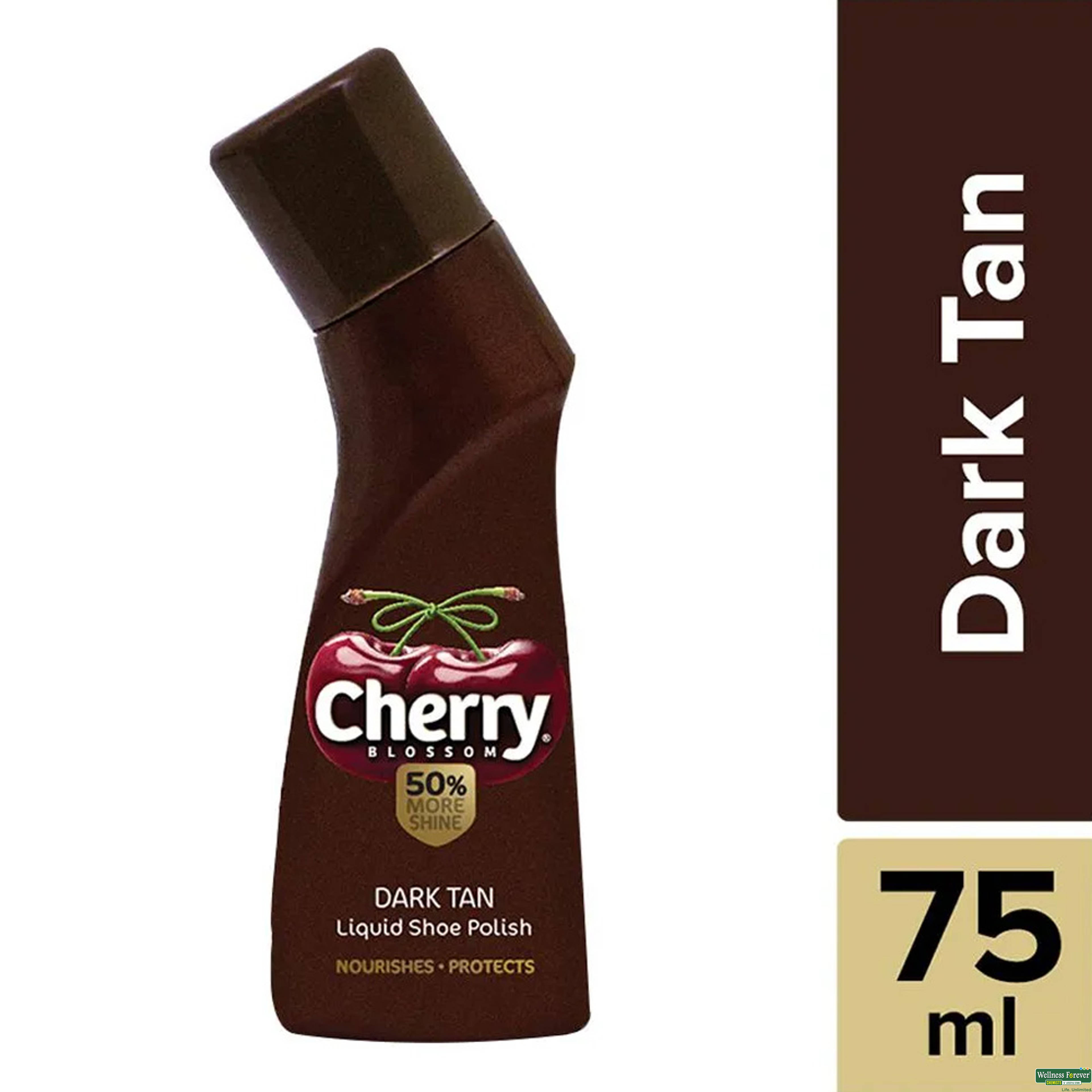 Cherry Shoe Liquid Dark Tan 75Ml-image