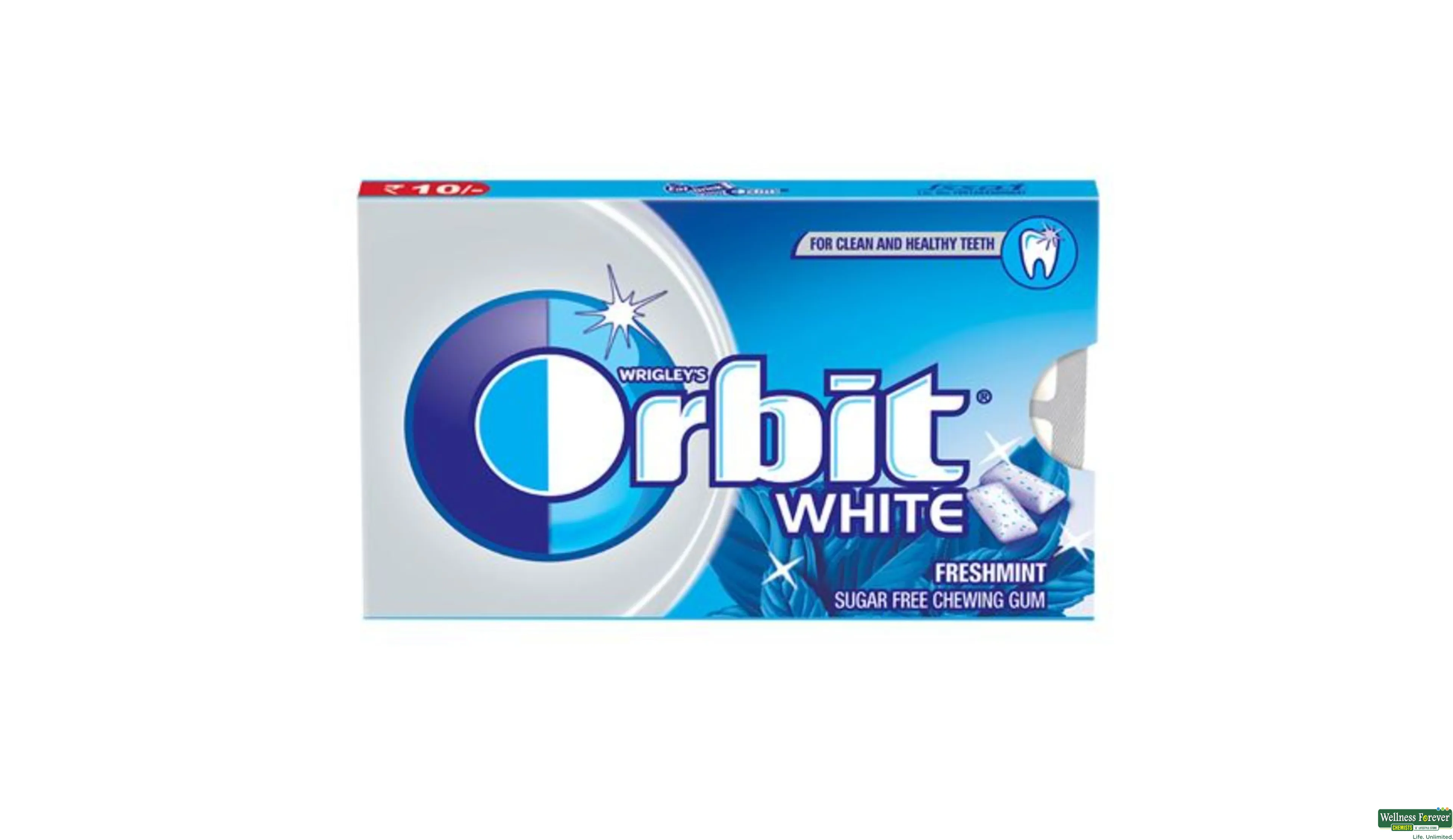 ORBIT SUGARFREE WHITE 5.5GM- 1, 5.5GM, 