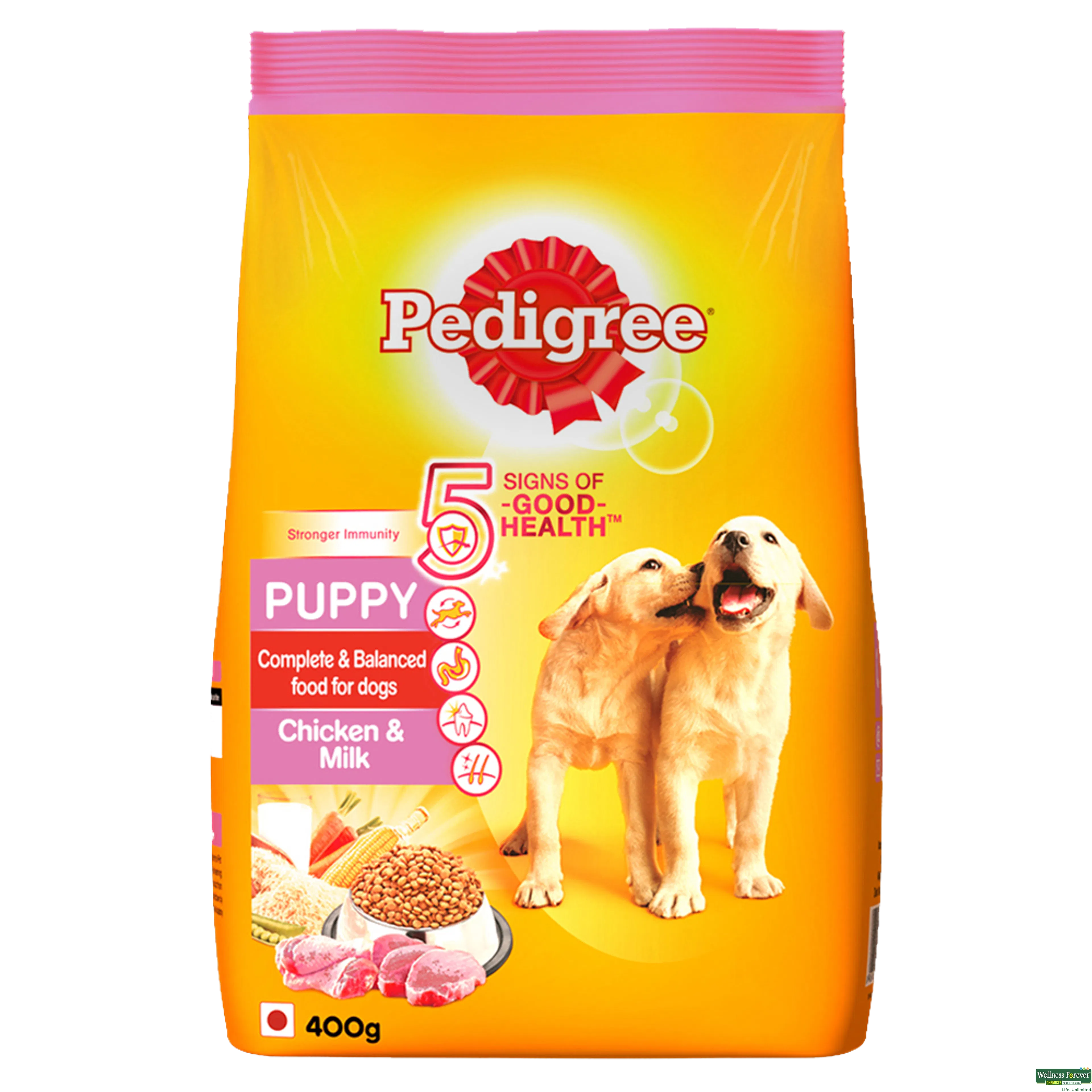 PEDIGREE DOG FOOD PUPPY CHI/MILK 400GM-image