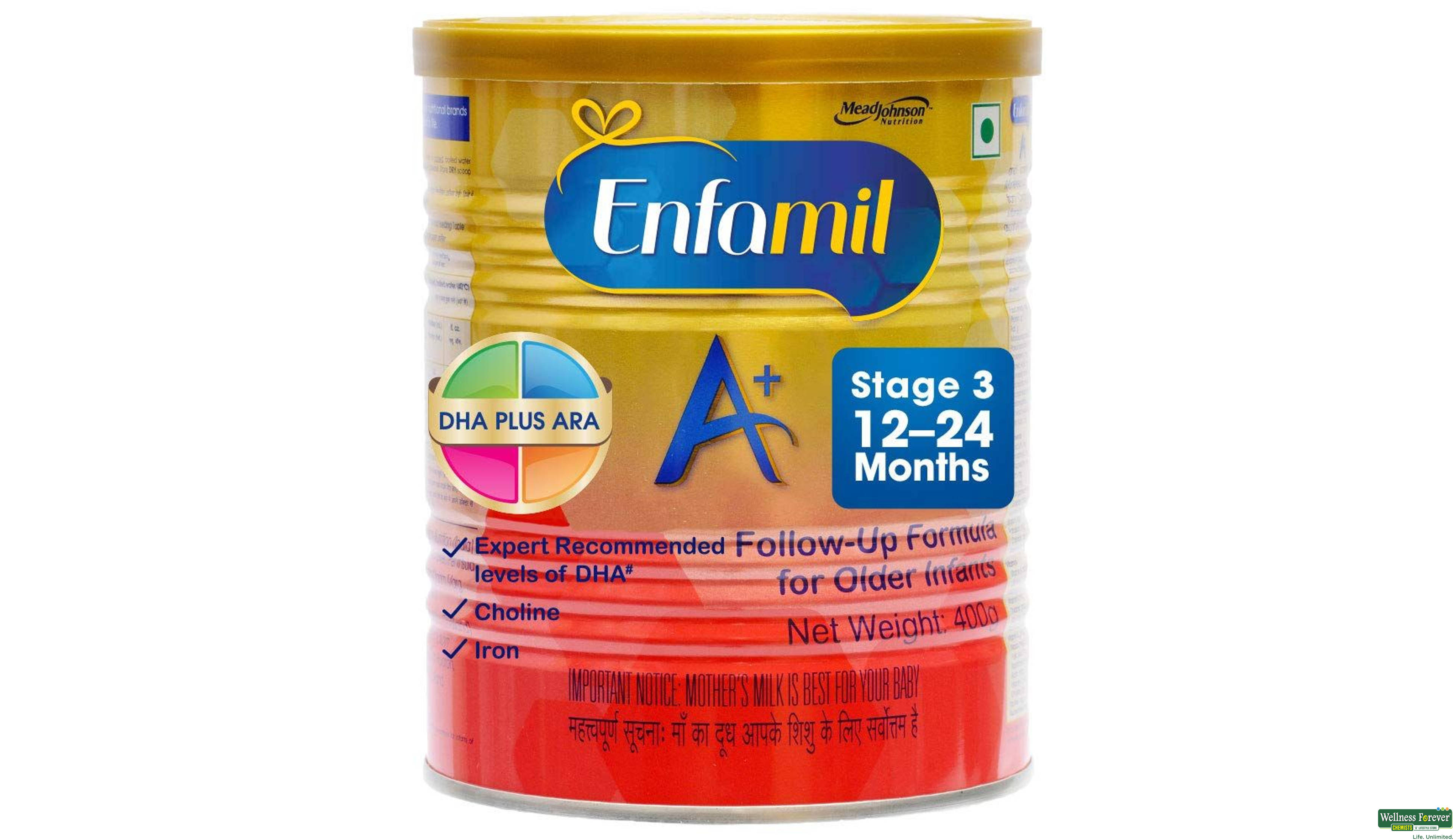 ENFAMIL A+ PWDR STAGE 3 400GM- 1, 400GM, 