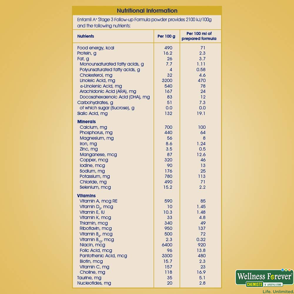 Enfamil 3 cheap 400g