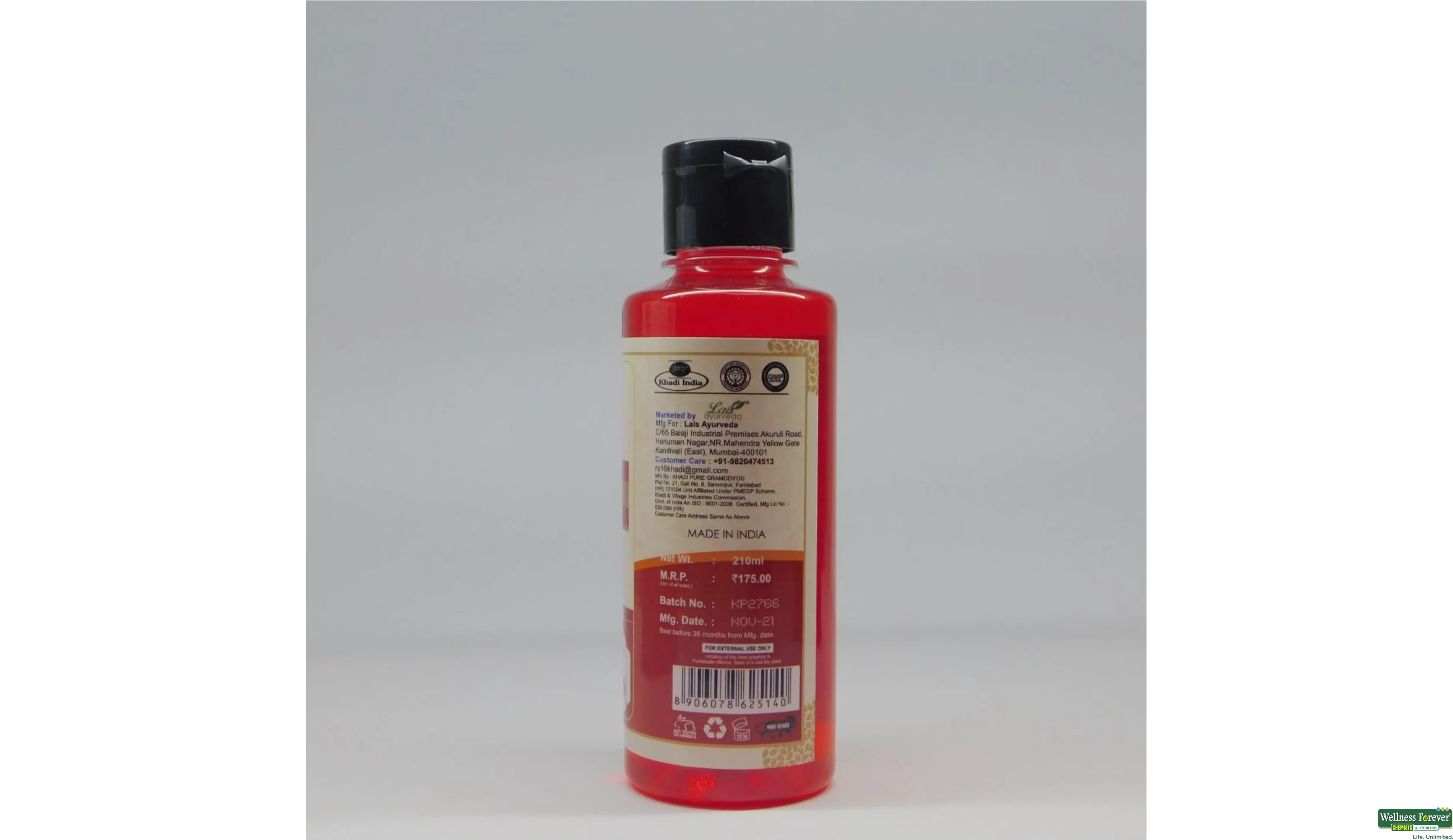 KHADI REETHA SHAMPOO 210 ML- 2, 210ML, 