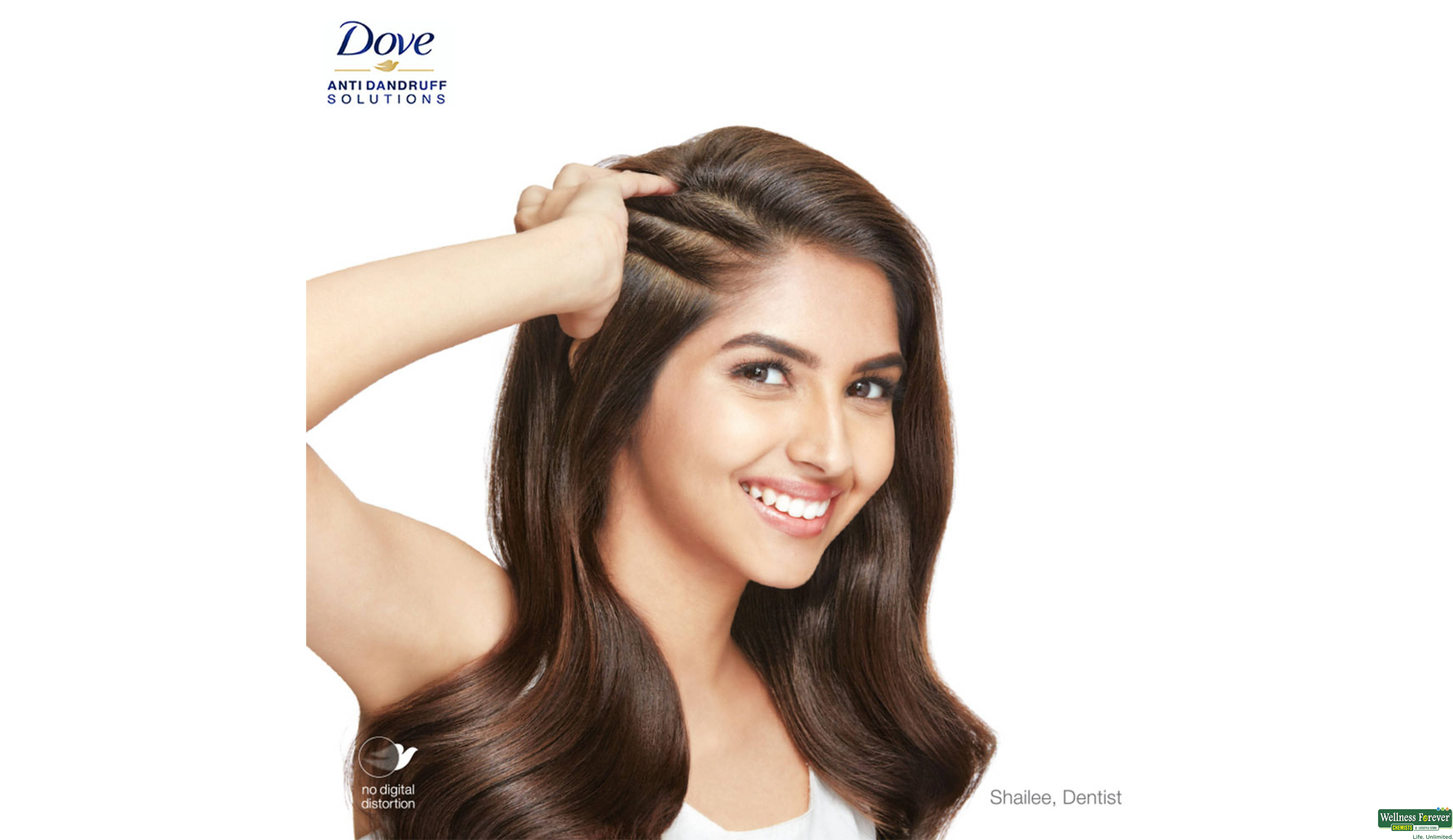DOVE SHMP DANDRUFF CARE DMG/SLN 180ML- 4, 180ML, null