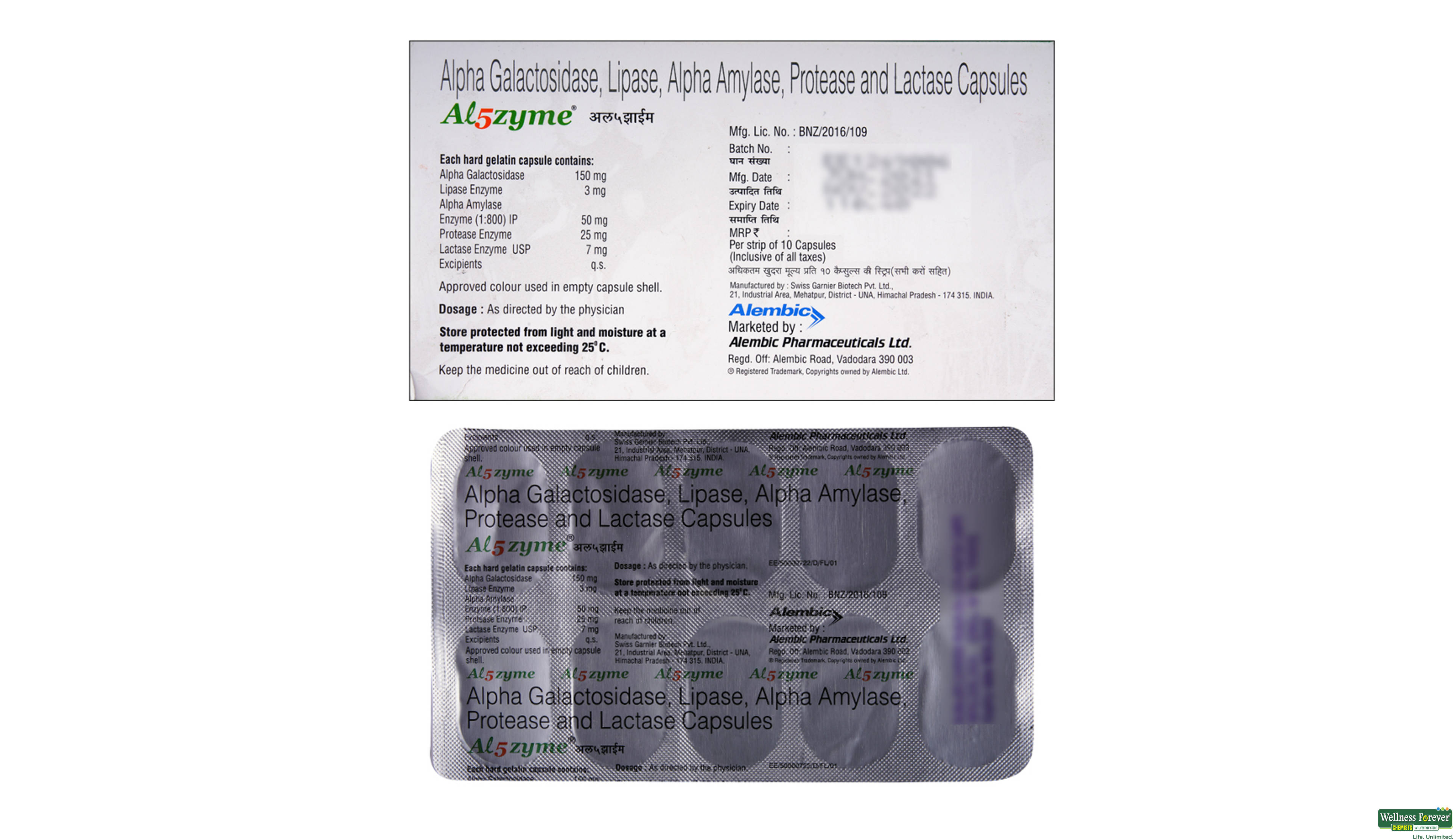AL5ZYME 10CAP- 2, 10CAP, 