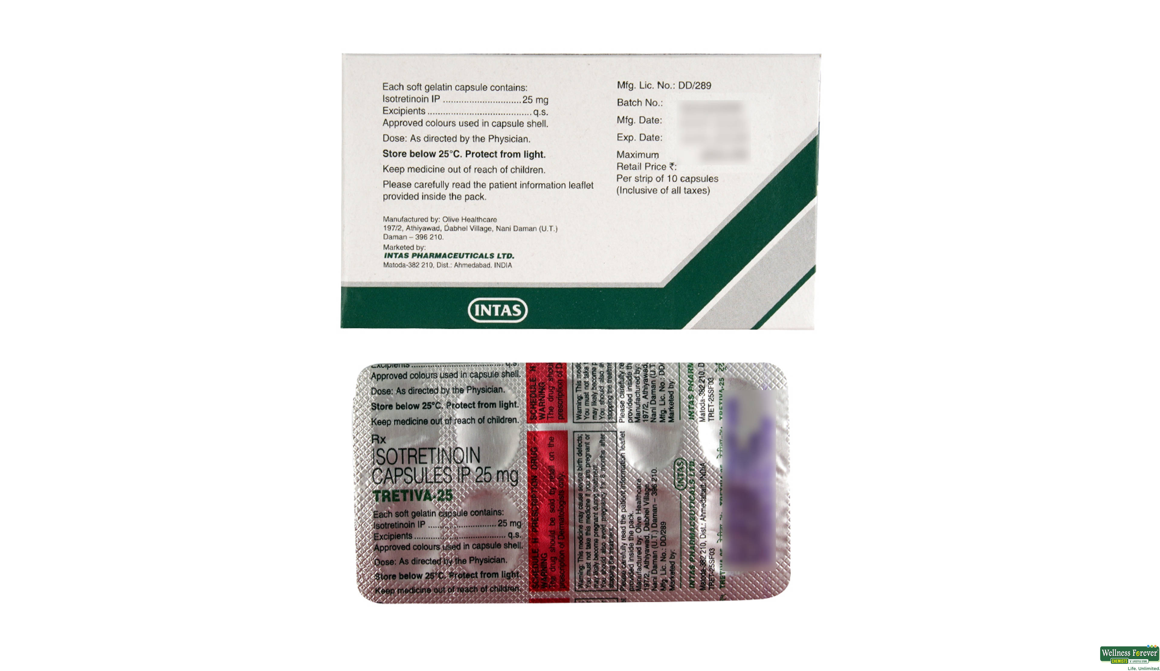 TRETIVA 25MG 10CAP- 2, 10CAP, 