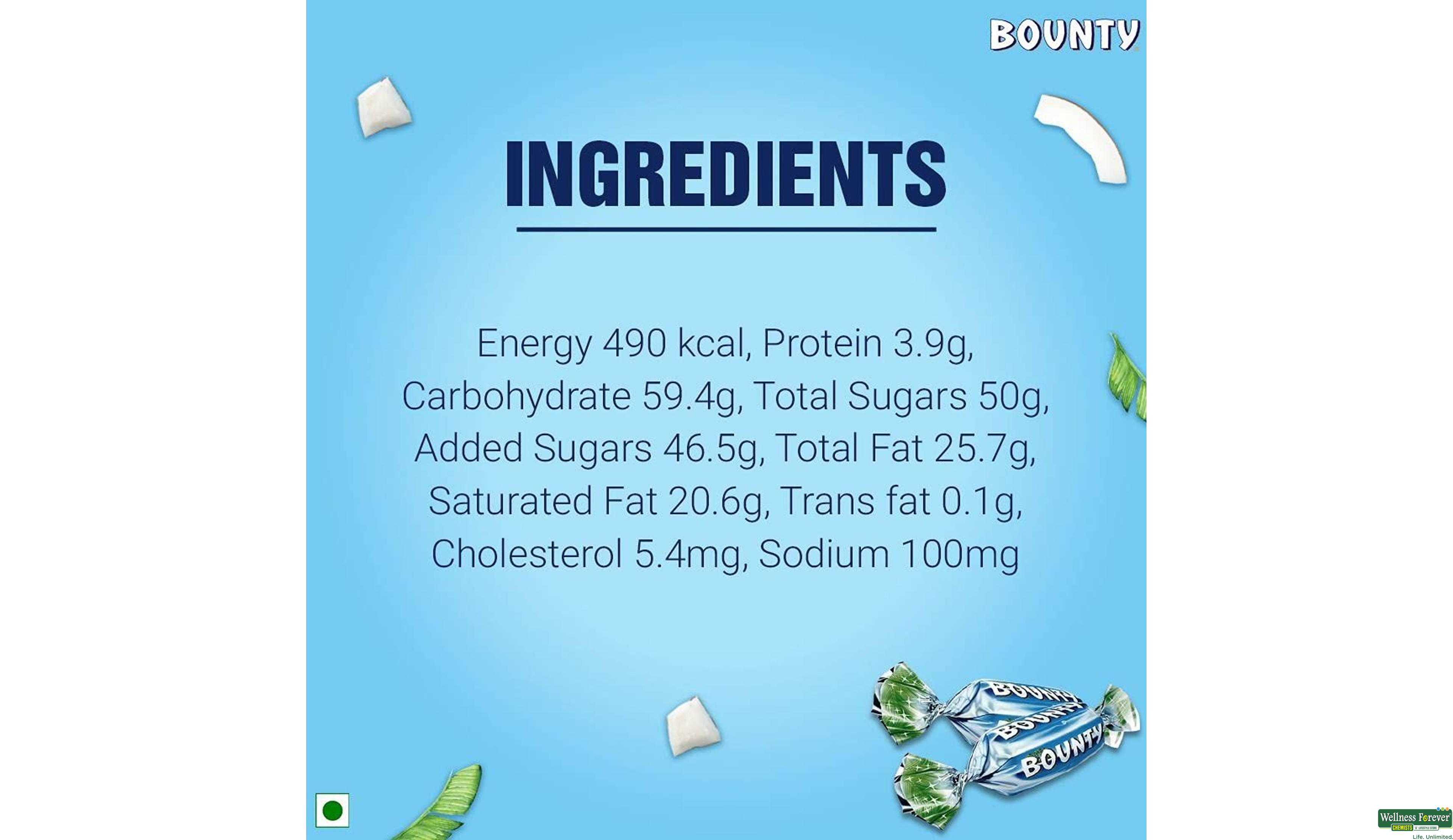 BOUNTY CHOC MINIATURE 150GM- 3, 150GM, 