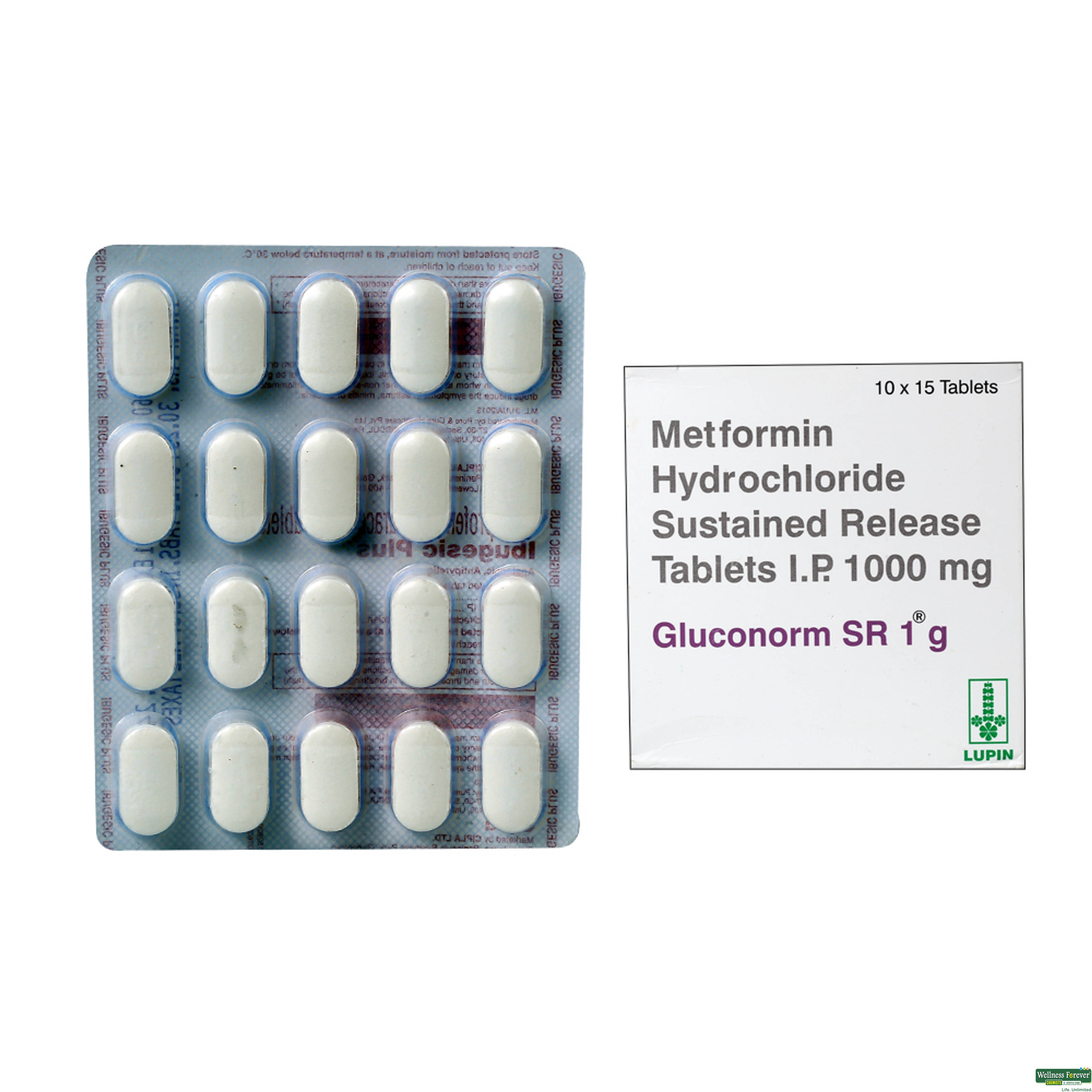 GLUCONORM-SR 1GM 15TAB-image