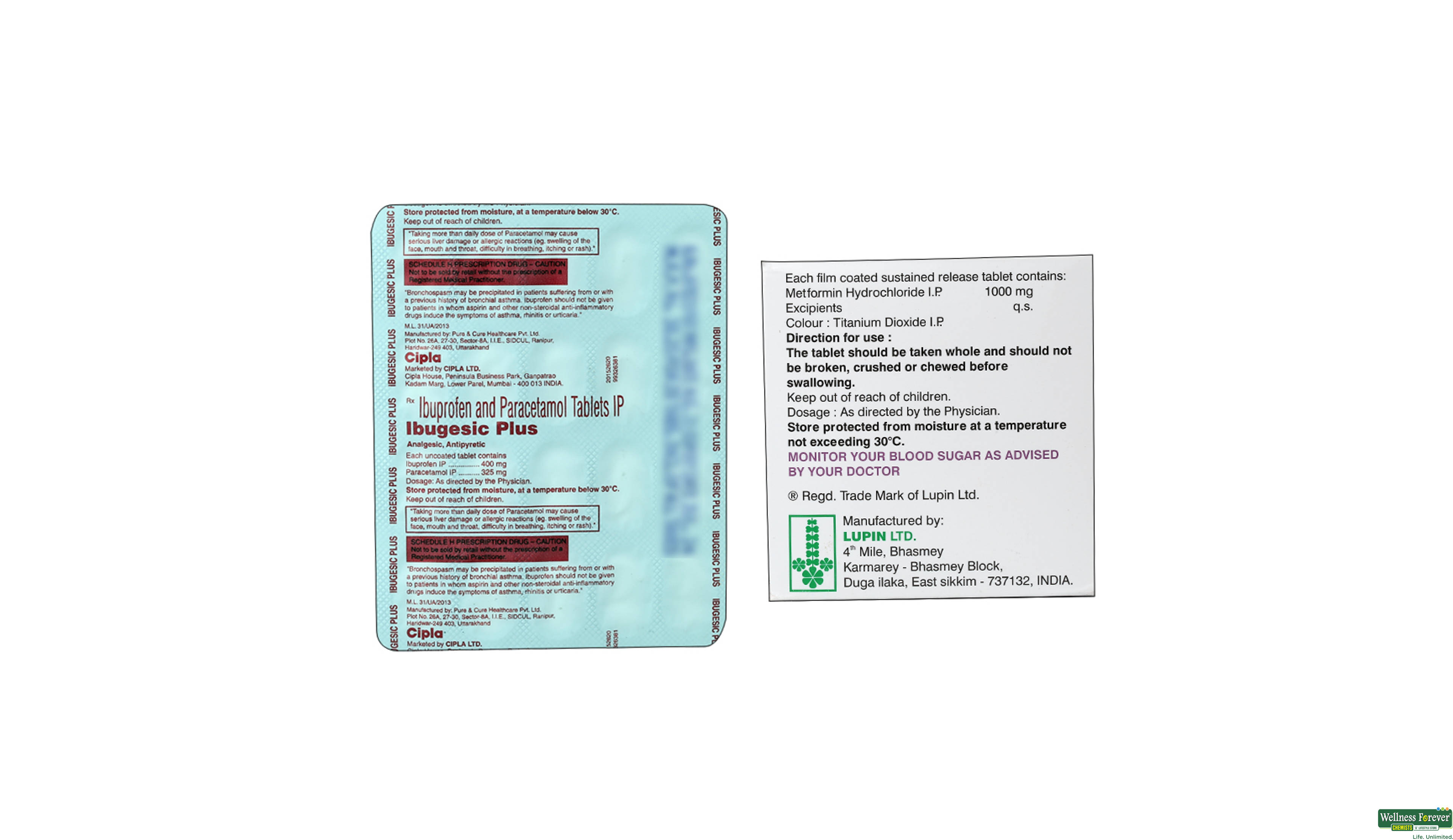 GLUCONORM-SR 1GM 15TAB- 2, 15TAB, 