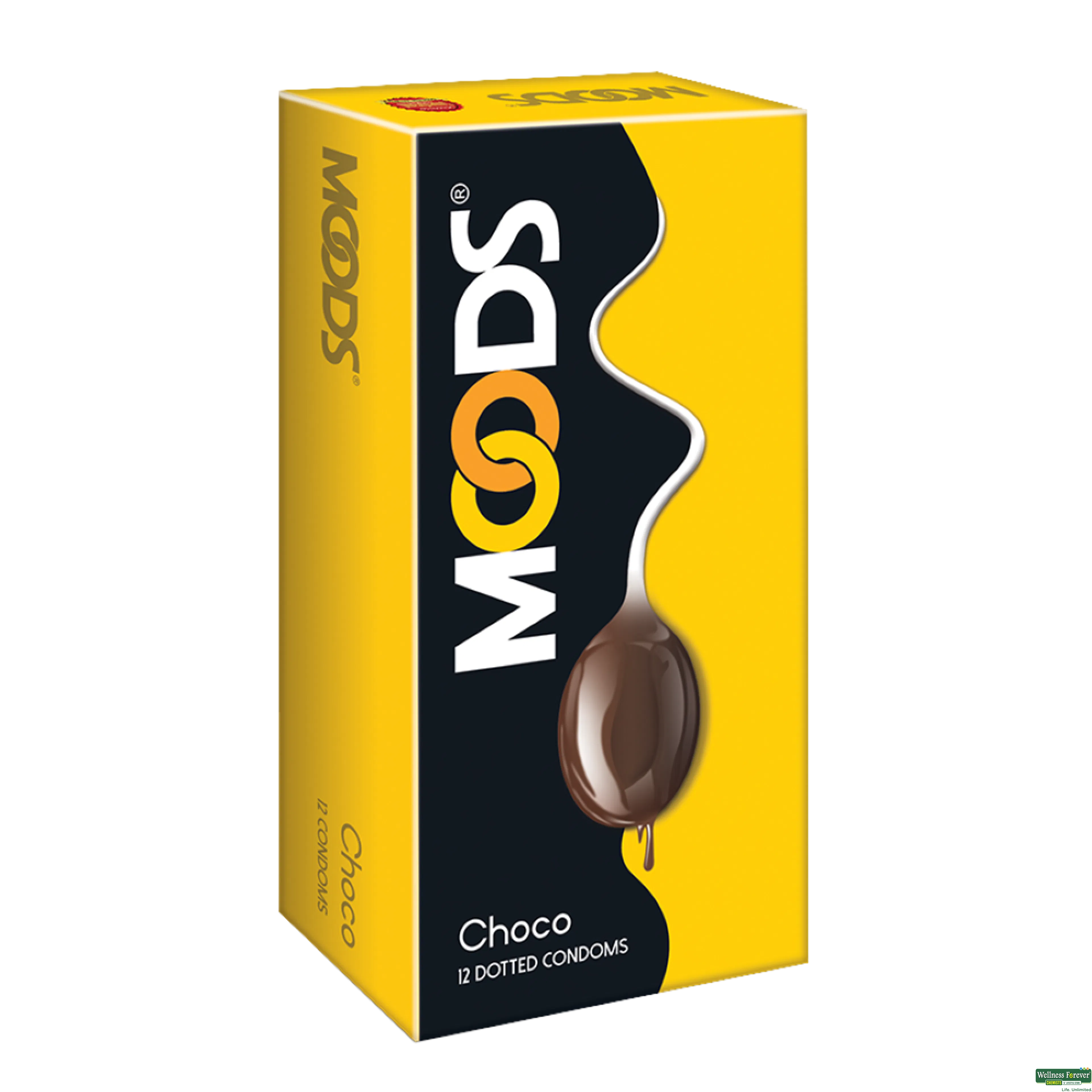 MOODS CONDOM PANACHE CHOC 12PC-image