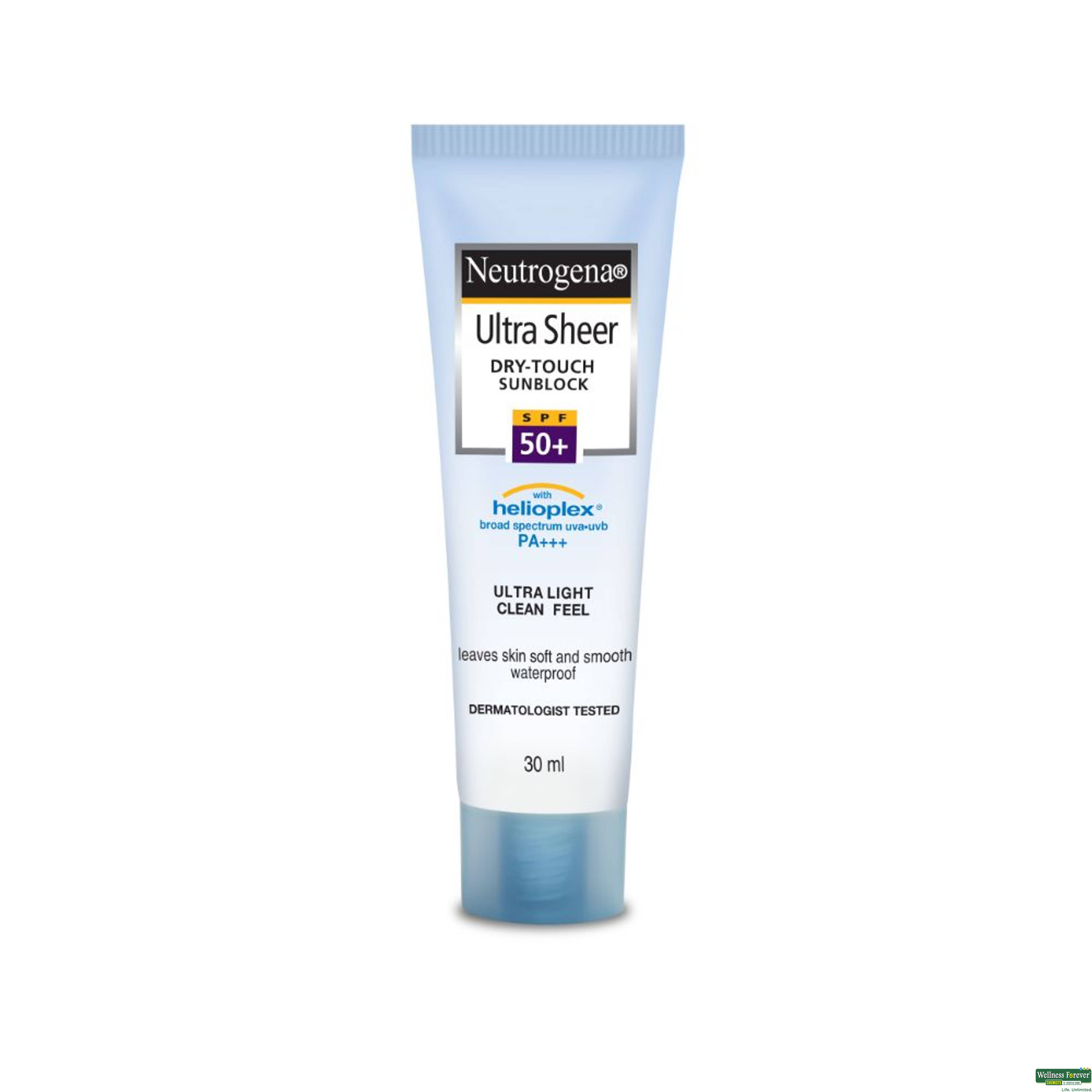 Neutrogena Ultra Sheer Dry Touch Sunscreen SPF 50, 30 ml-image