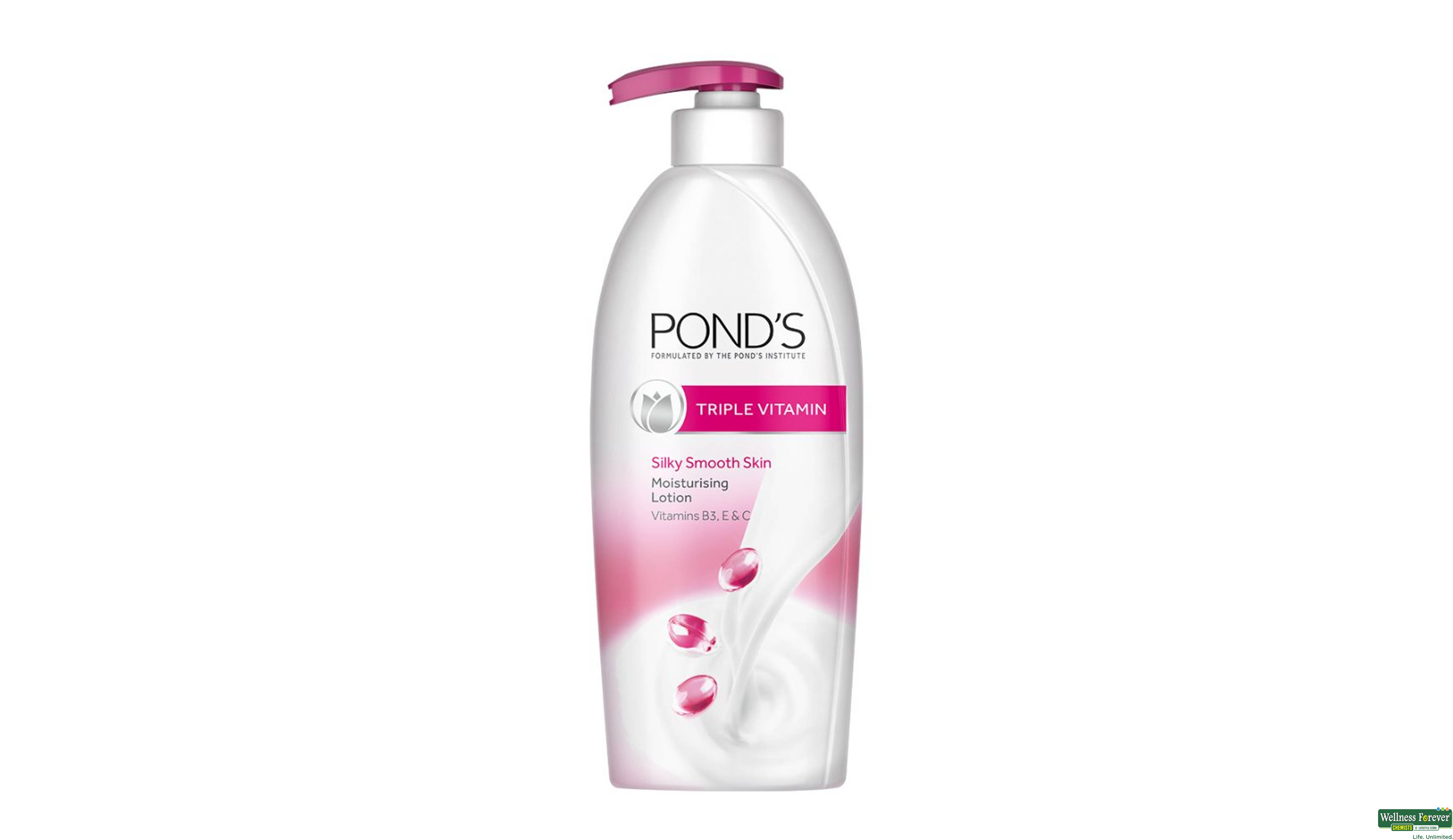 PONDS B/LTN TRIPLE VITAMIN MOIST 275ML- 2, 275ML, null