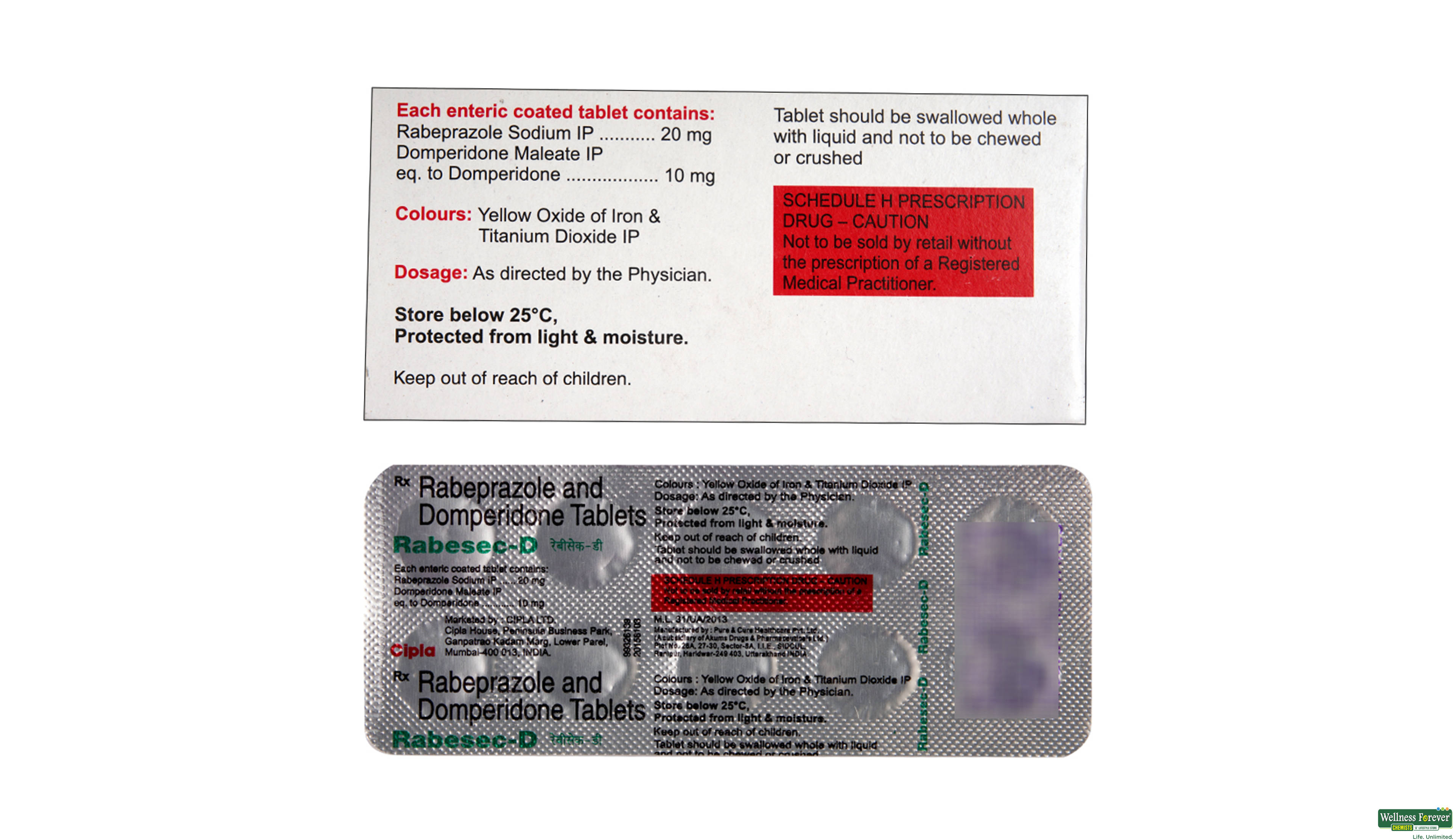 RABESEC-D 10TAB- 2, 10TAB, null