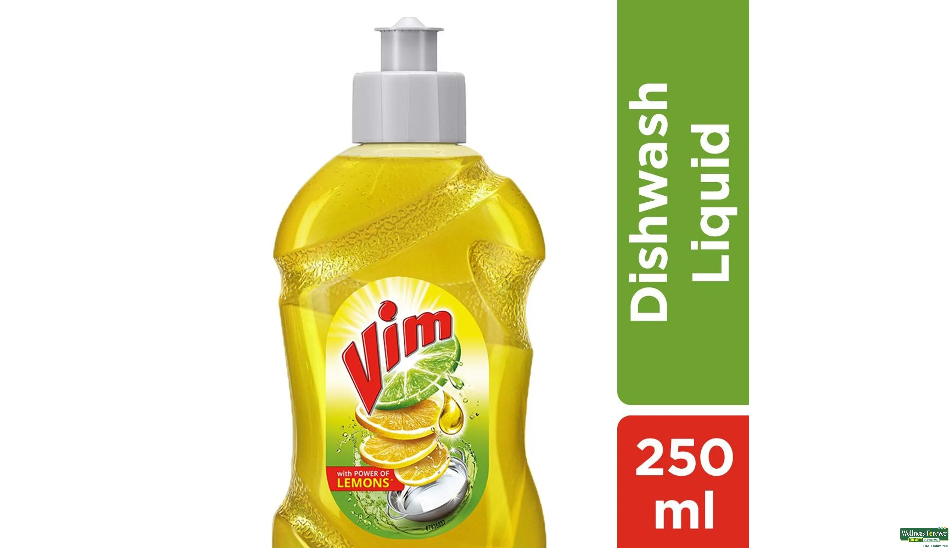 VIM DROP LIQ DISH WASH LEMON 250ML- 1, 250ML, 