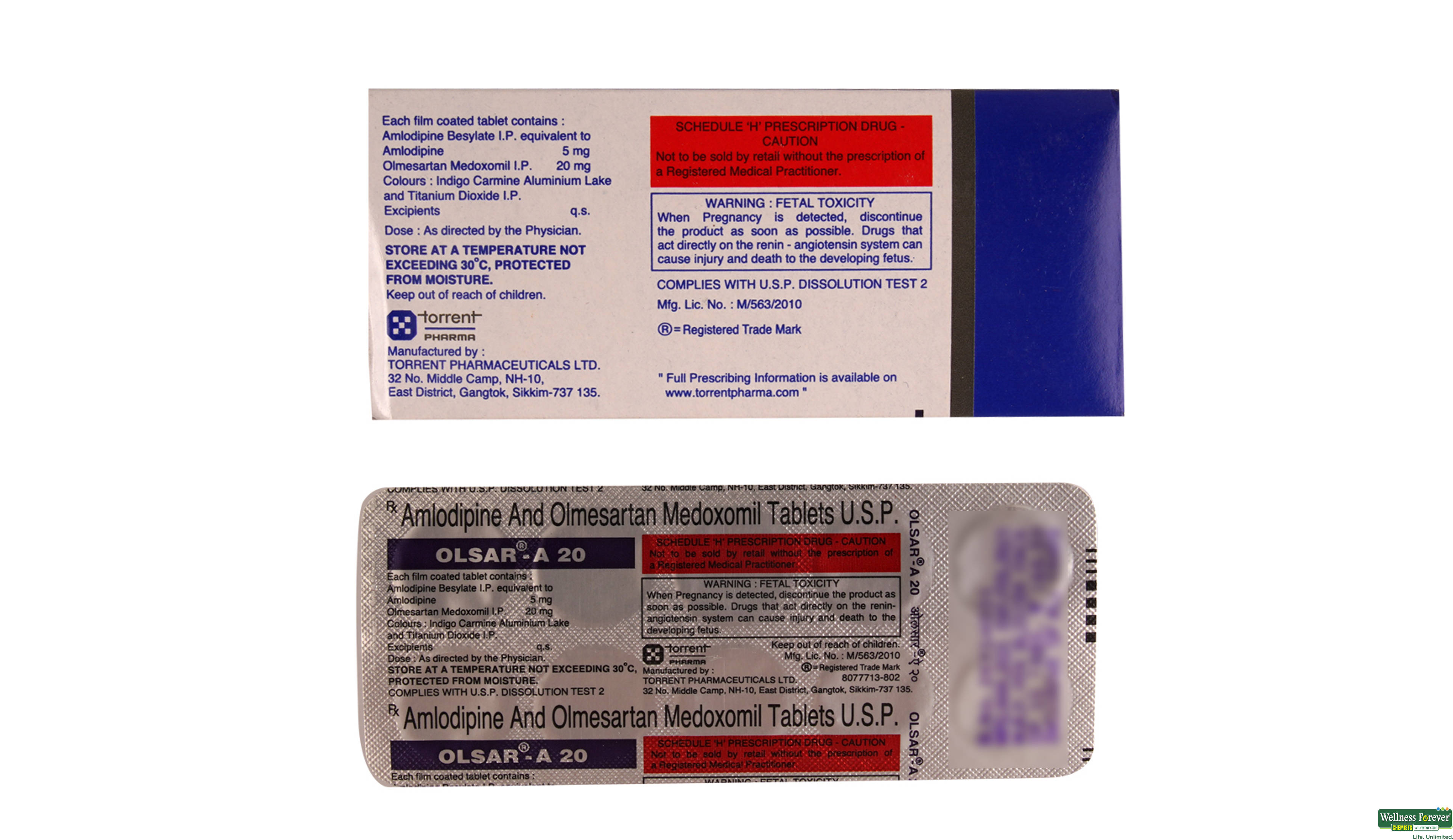 OLSAR-A 20MG 10TAB- 2, 10TAB, null