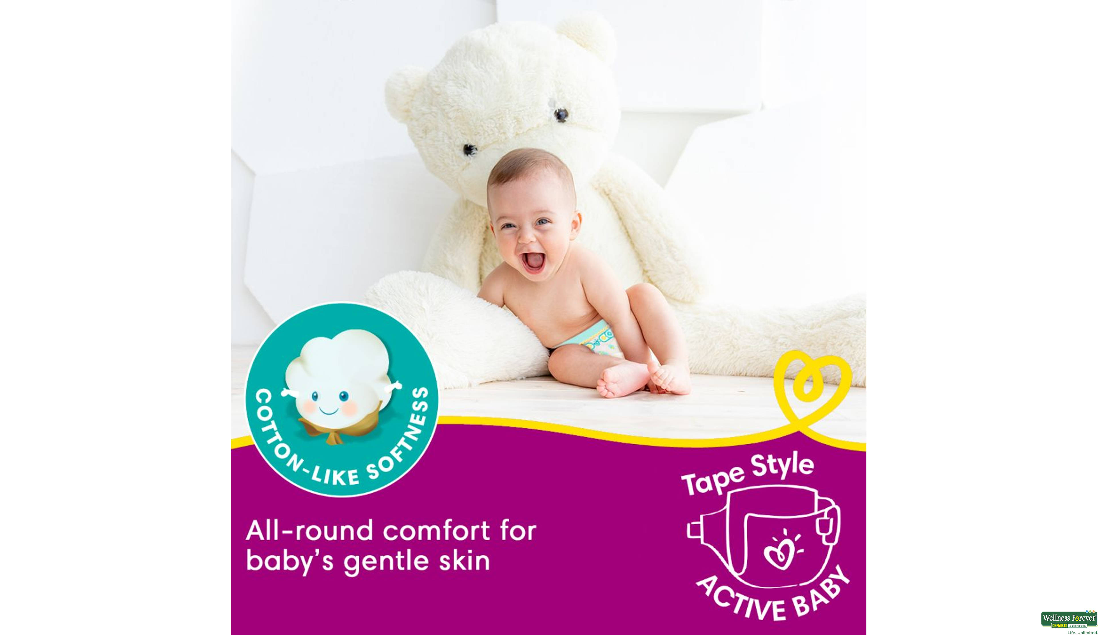 PAMP DIAP ACTIVE BABY L 50PC ##- 5, 50PC, 