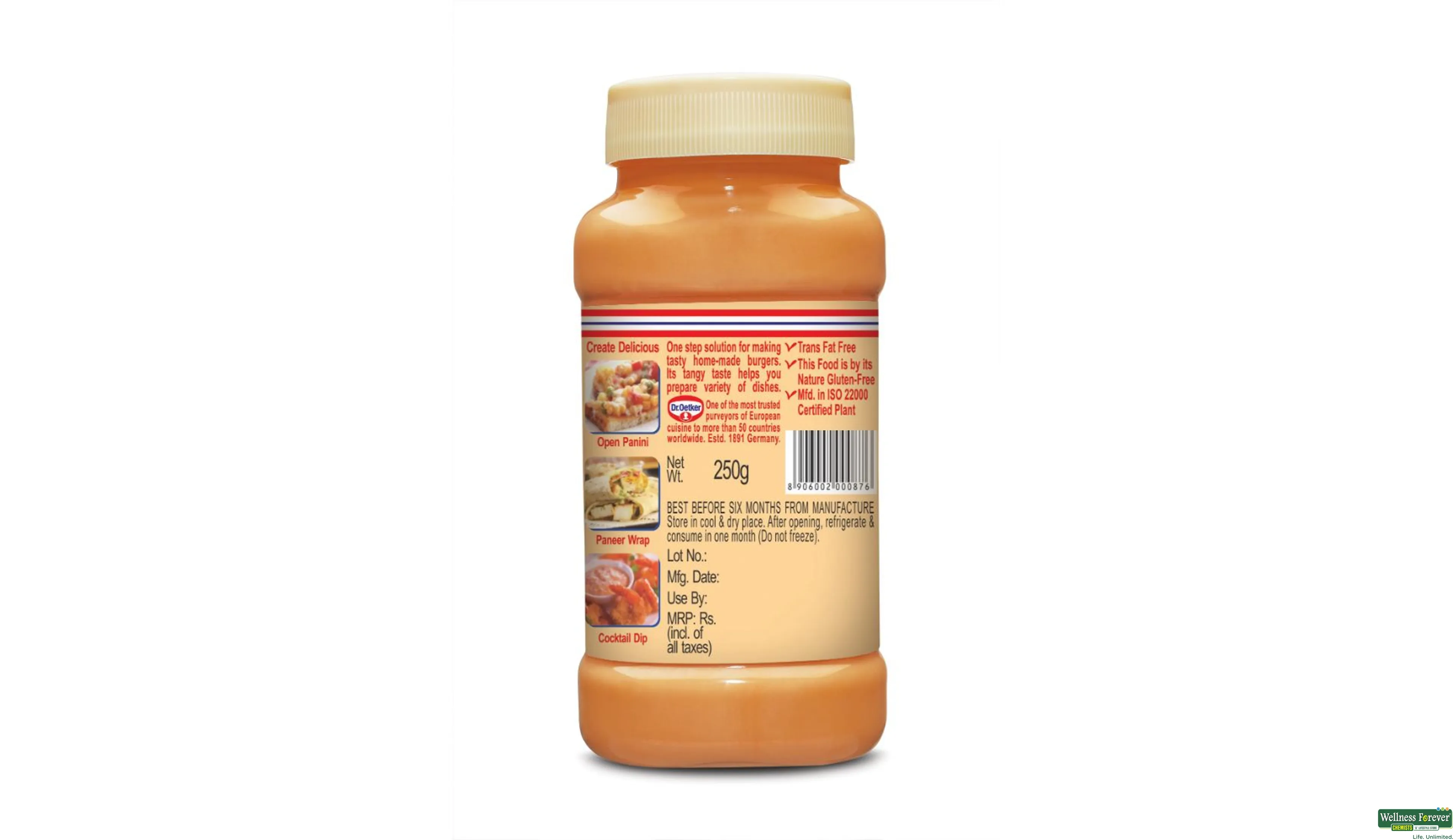 FUN FOOD MAYONNAISE BURGER 250GM- 4, 250GM, 