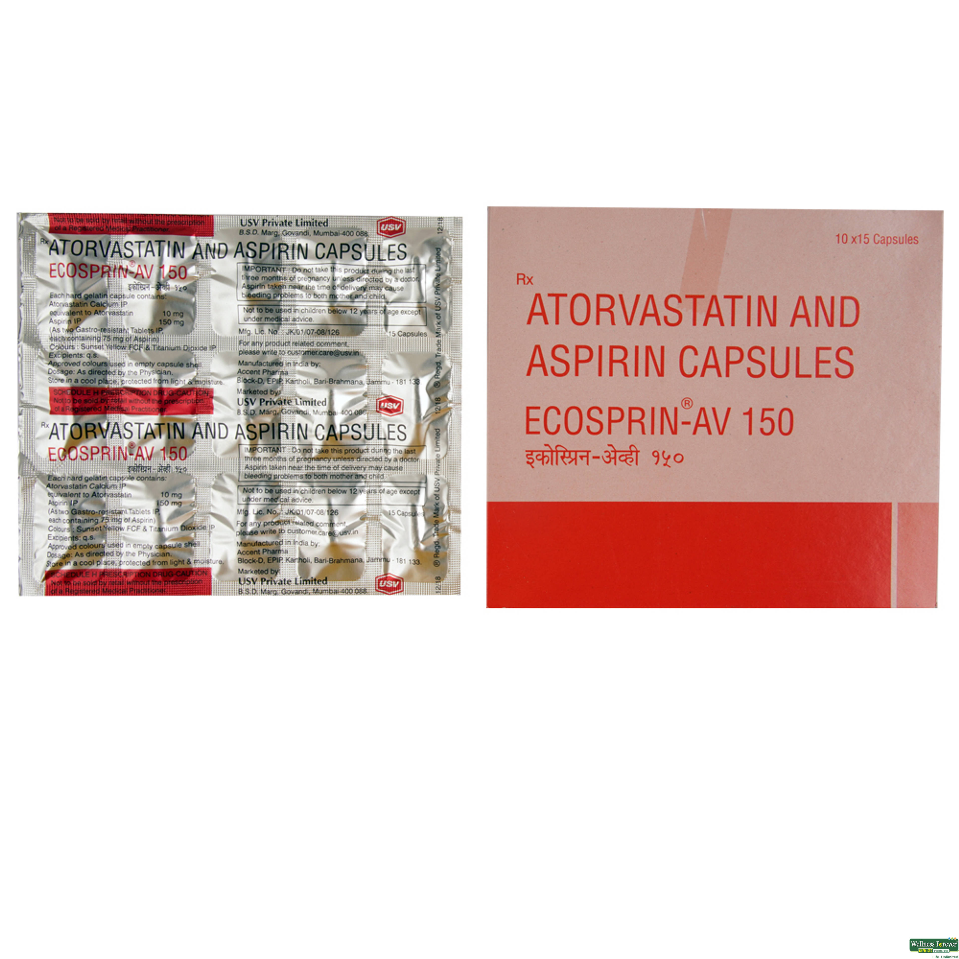 ECOSPRIN-AV 150MG 15CAP-image