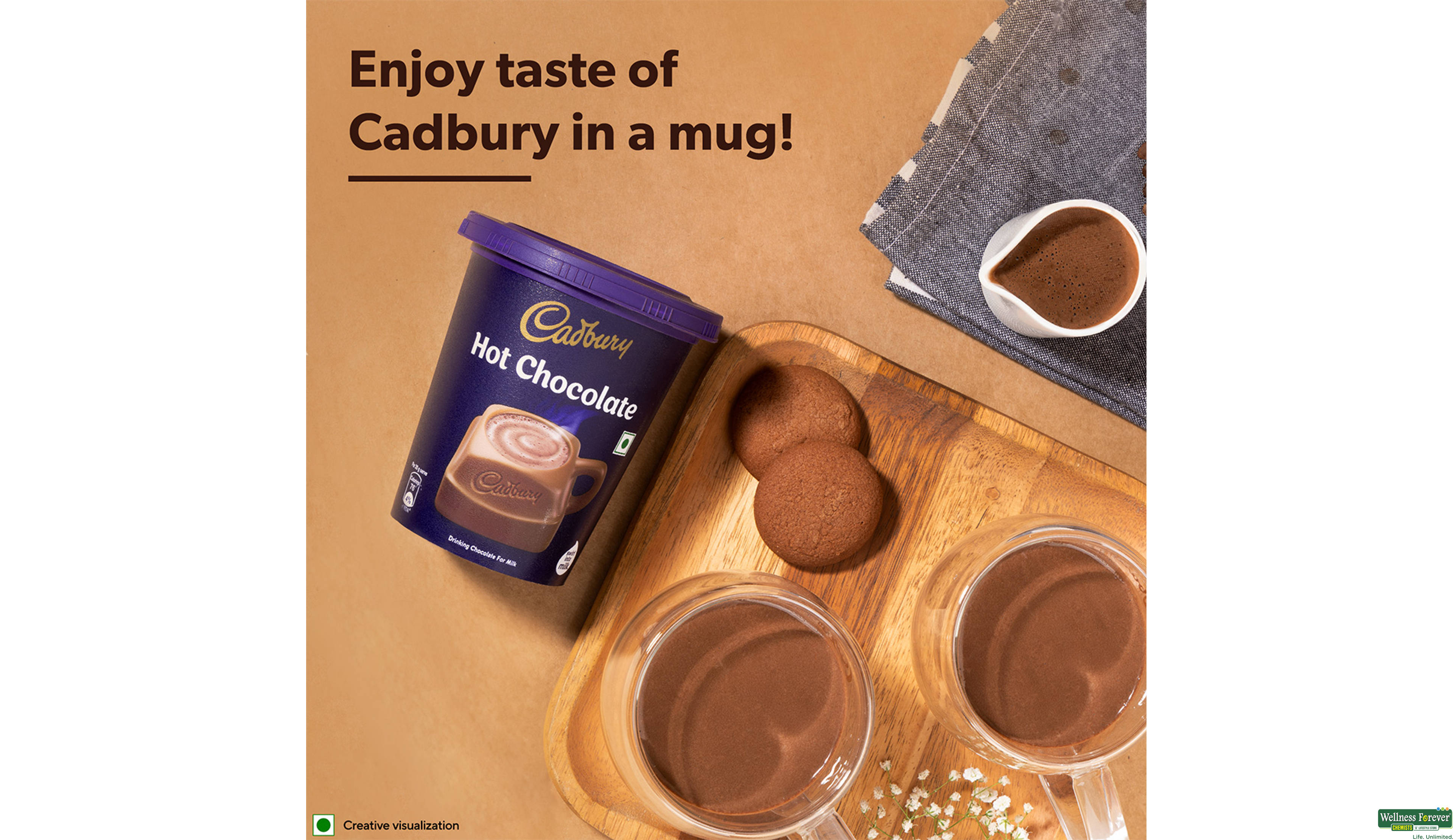 CADBURY HOT CHOCOLATE 200GM- 6, 200GM, 