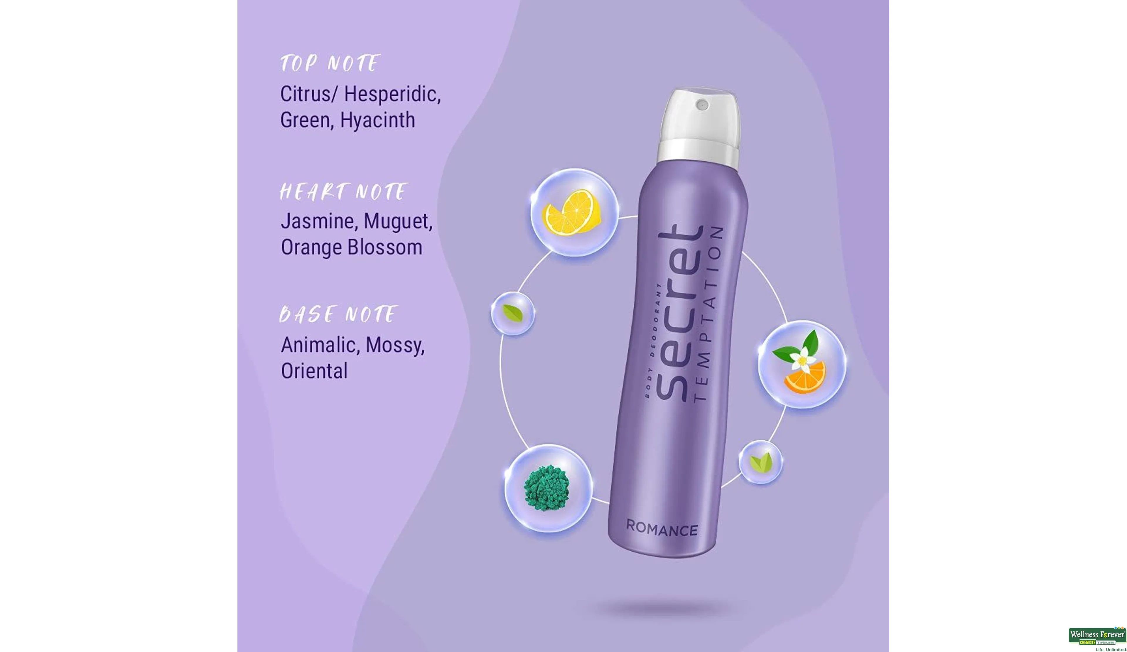 Secret temptation perfume discount purple