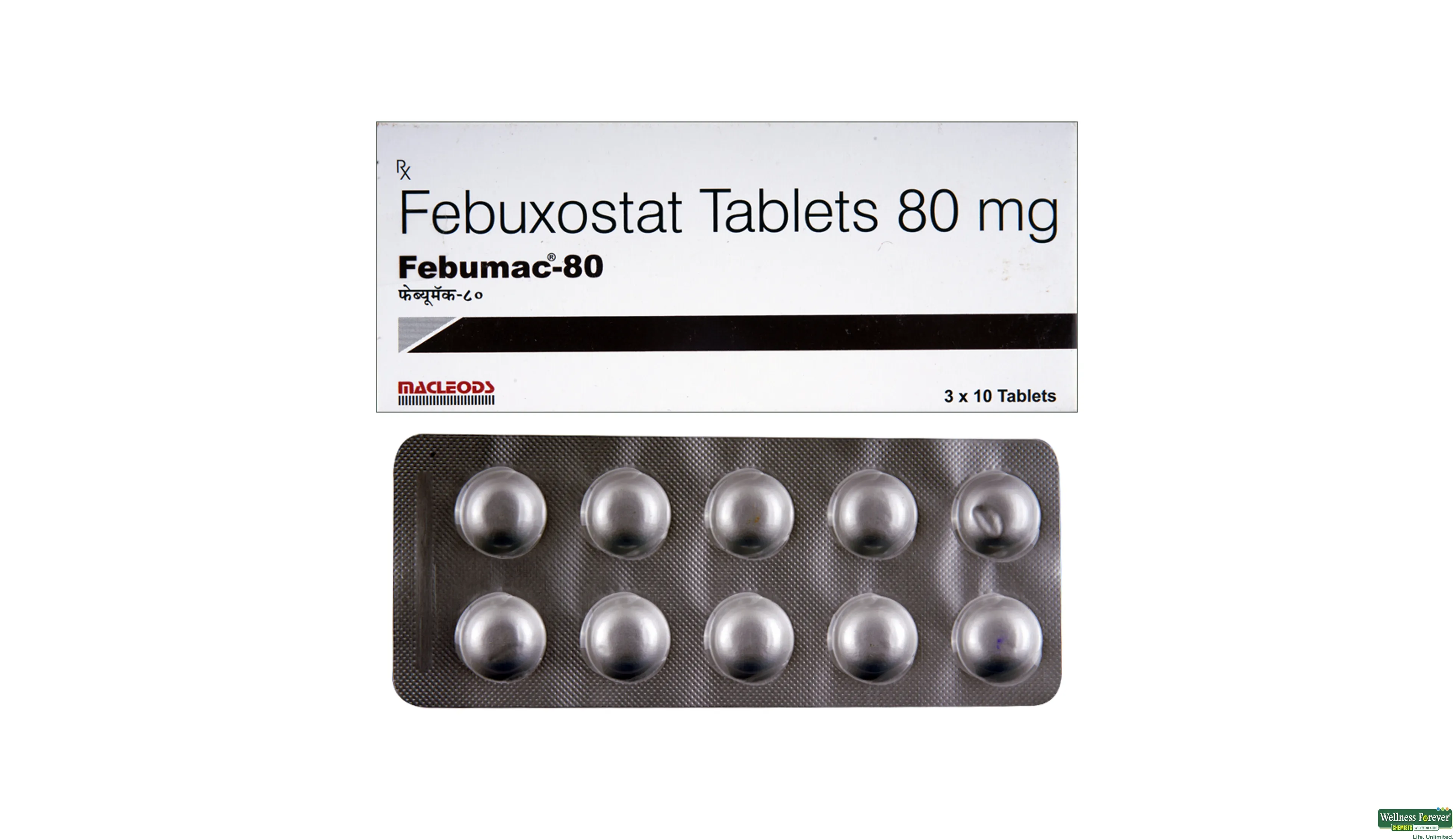 FEBUMAC 80MG 10TAB- 1, 10TAB, 