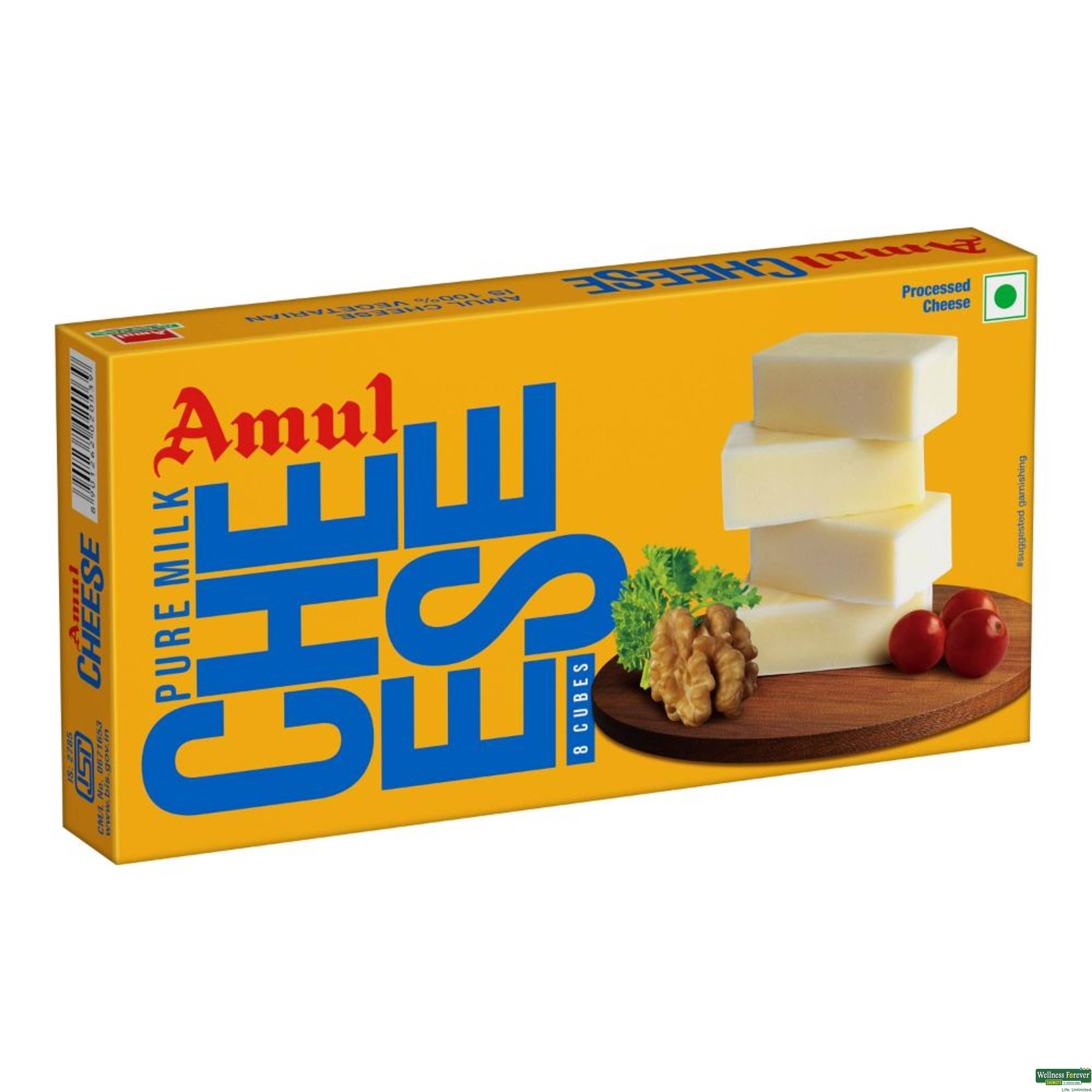 Amul Processed Cheese Cubes, 200 g-image