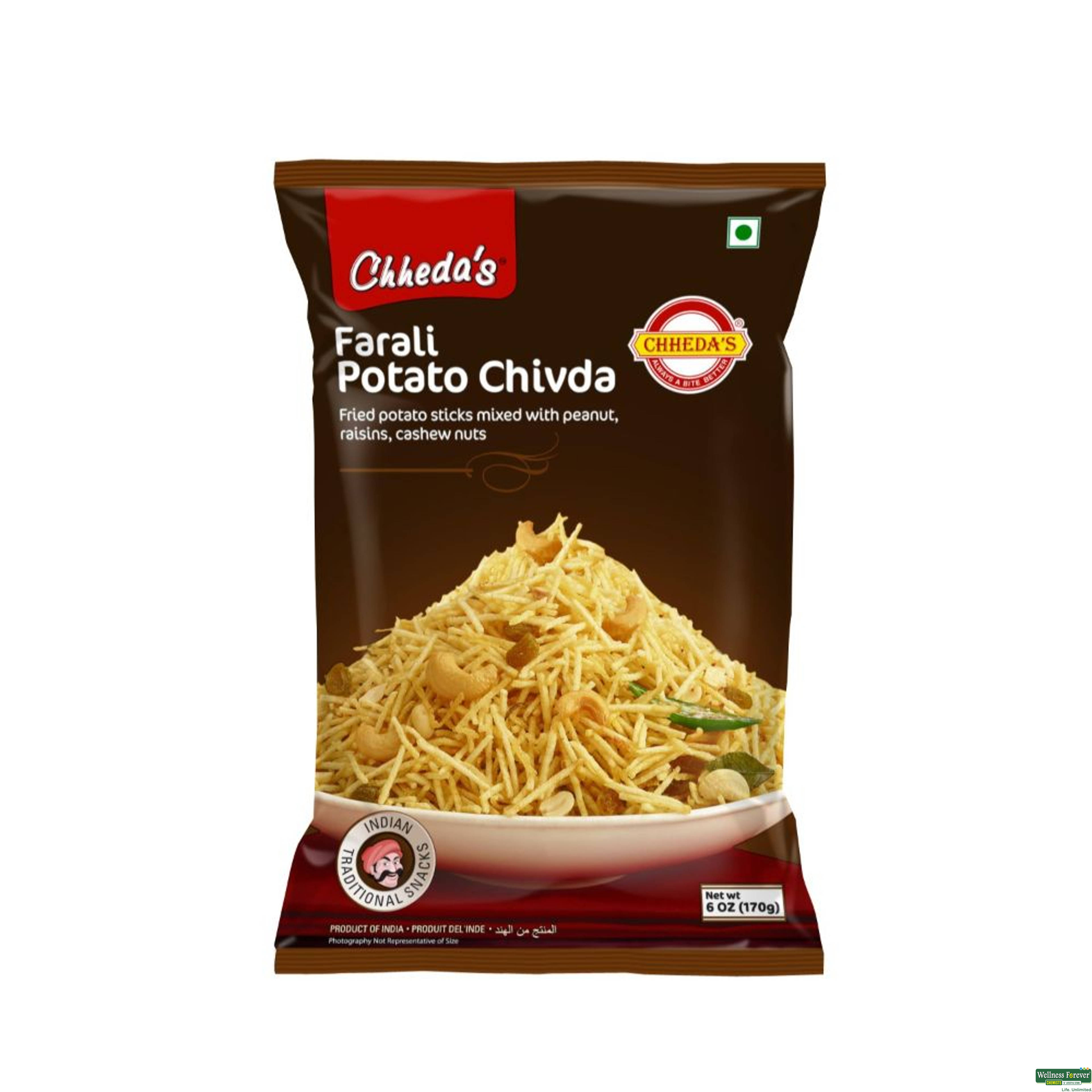 Chheda's Farali Potato Namkeen 150g-image