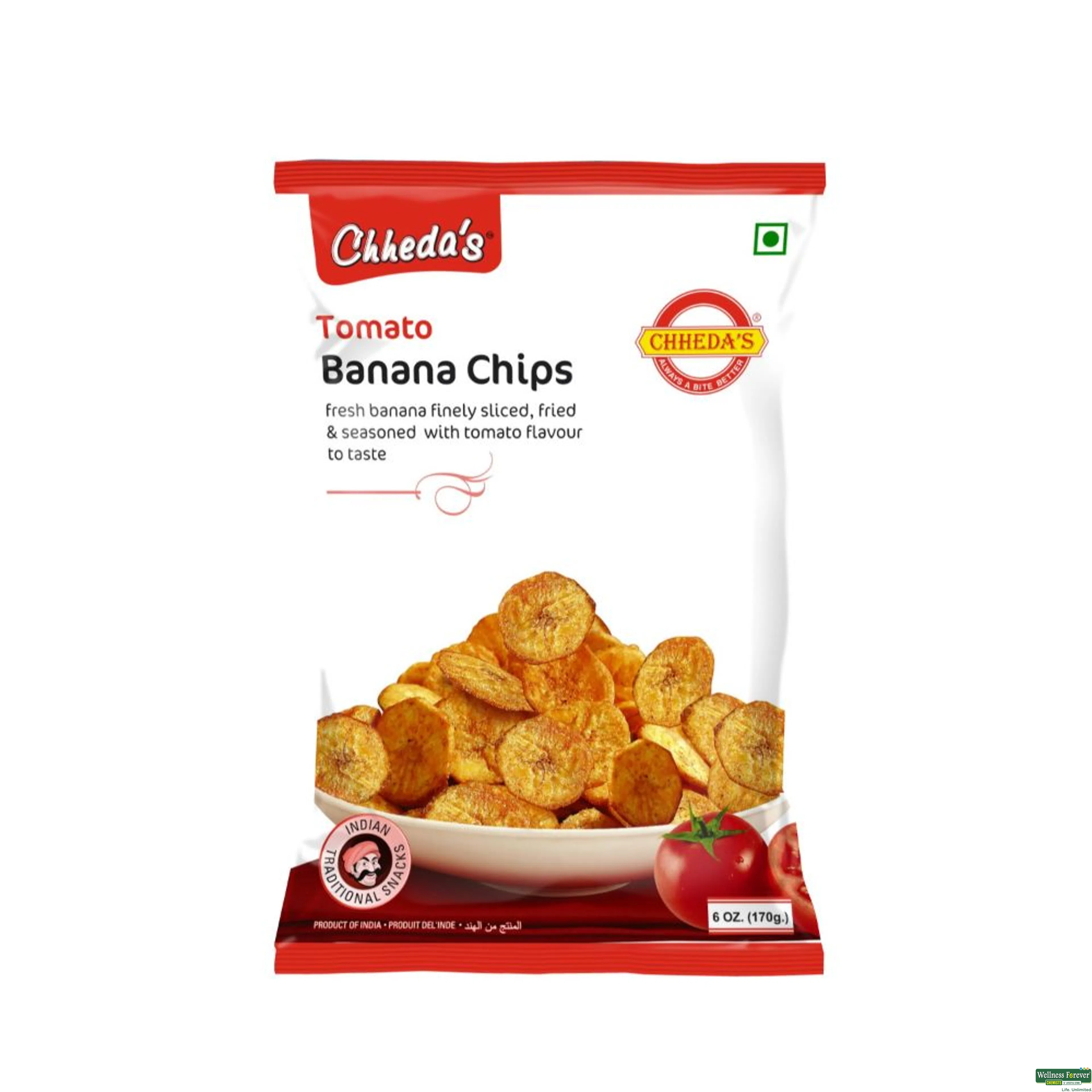 CHH CHIPS BANANA TOMATO PUNCH 170GM-image