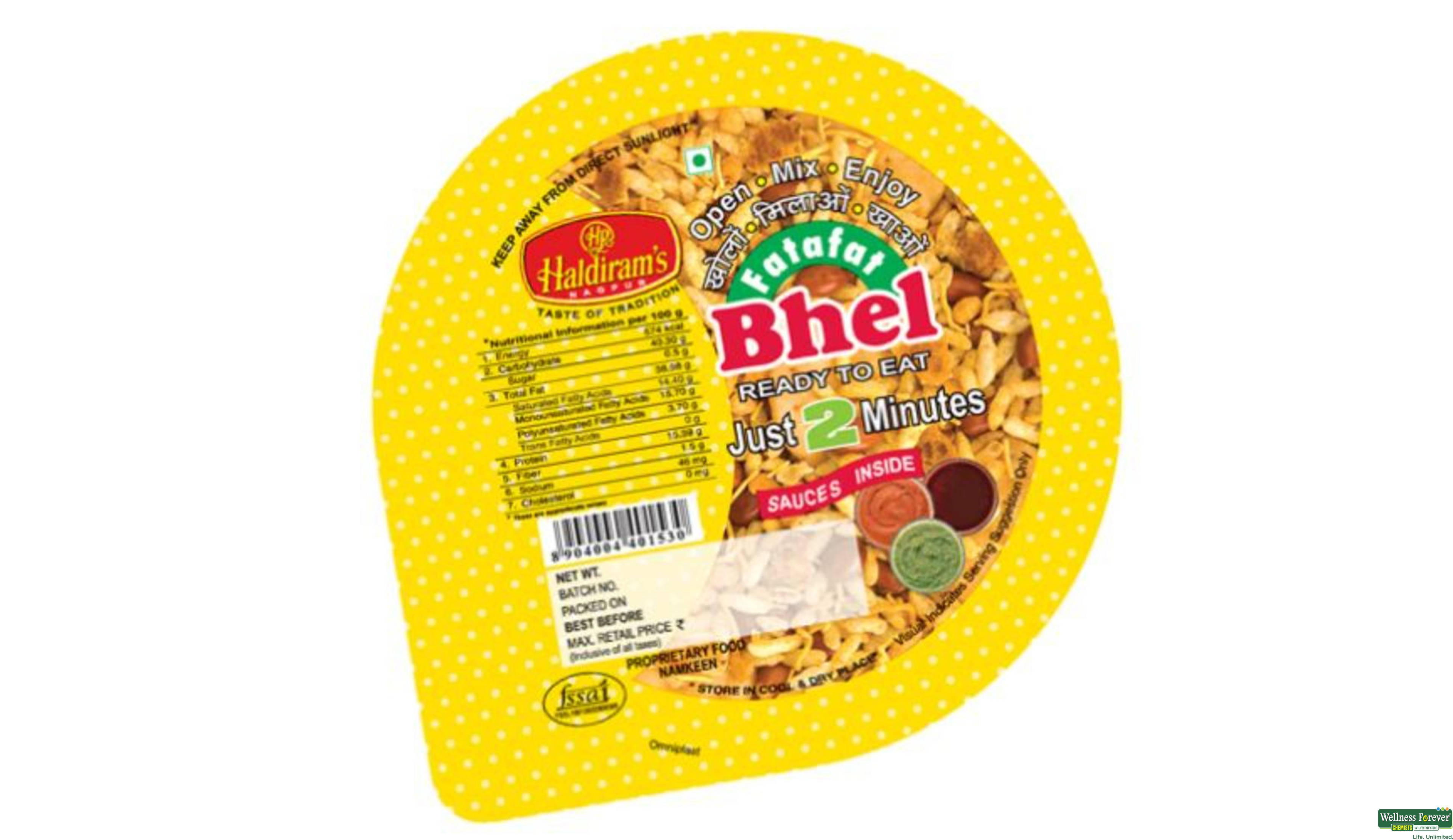 HALDIRAM BHEL FATAFAT 70GM- 1, 70GM, 