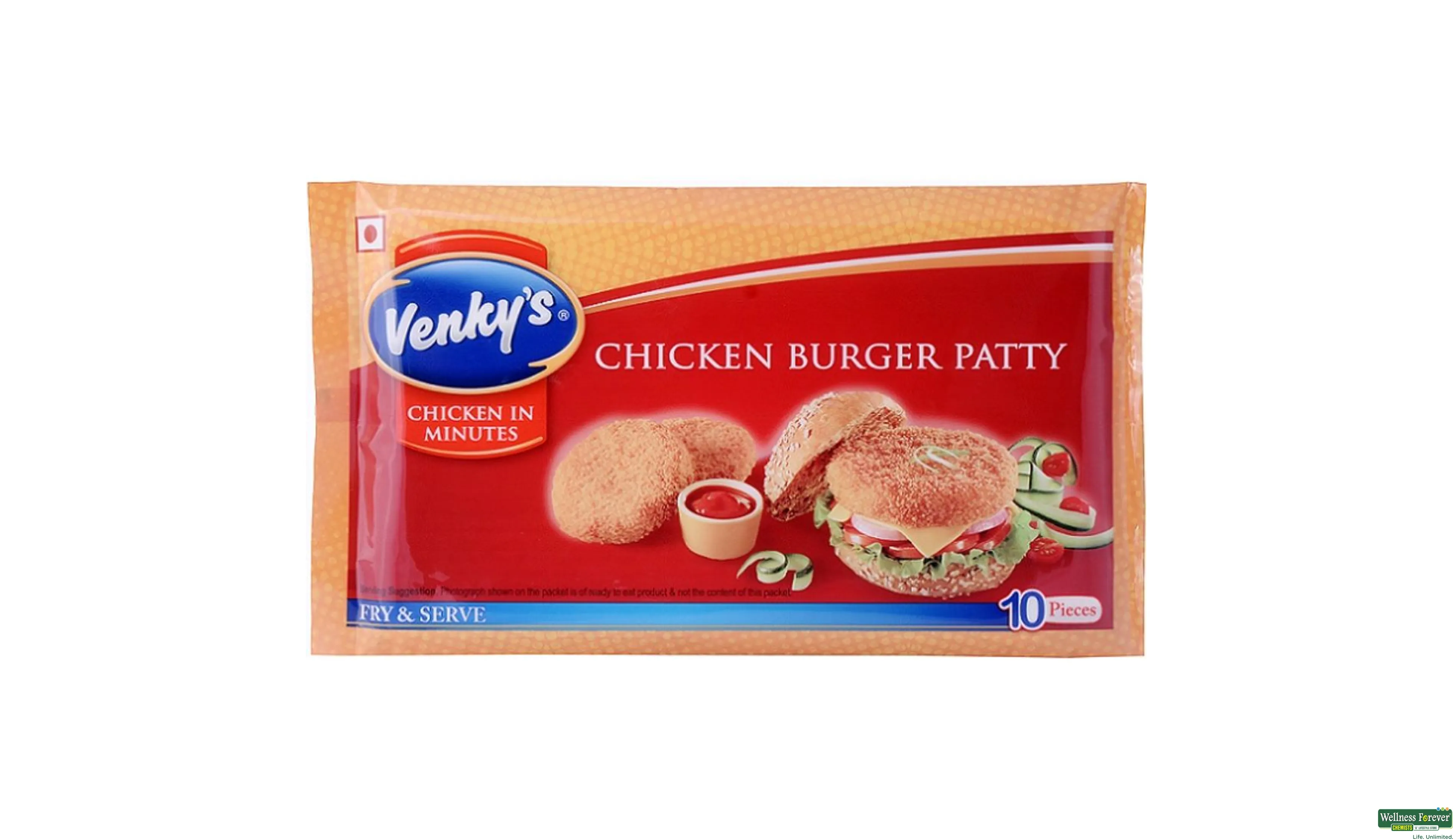 VENKYS CHI BURGER PATTY 500GM- 1, 500GM, null