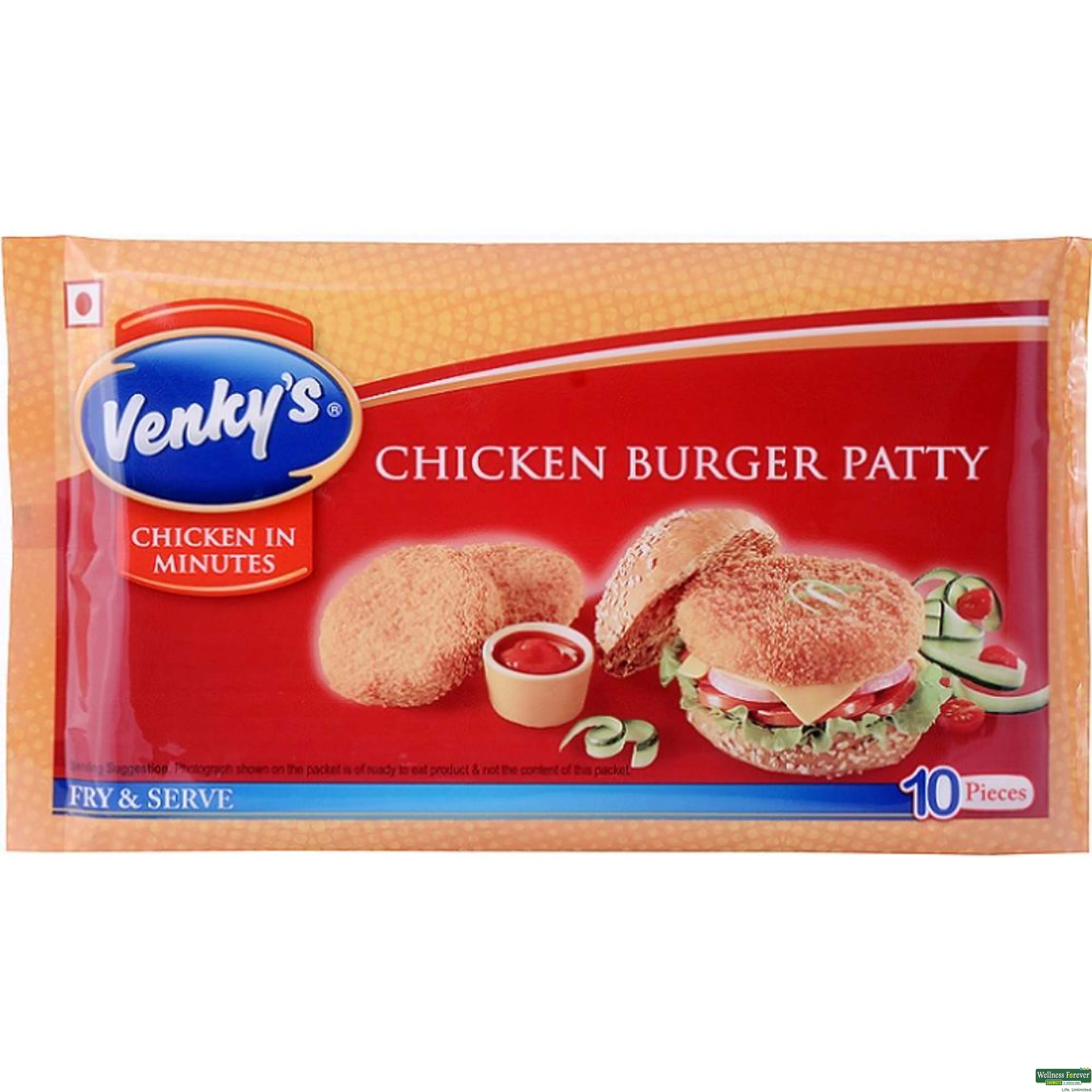 VENKYS CHI BURGER PATTY 500GM-image