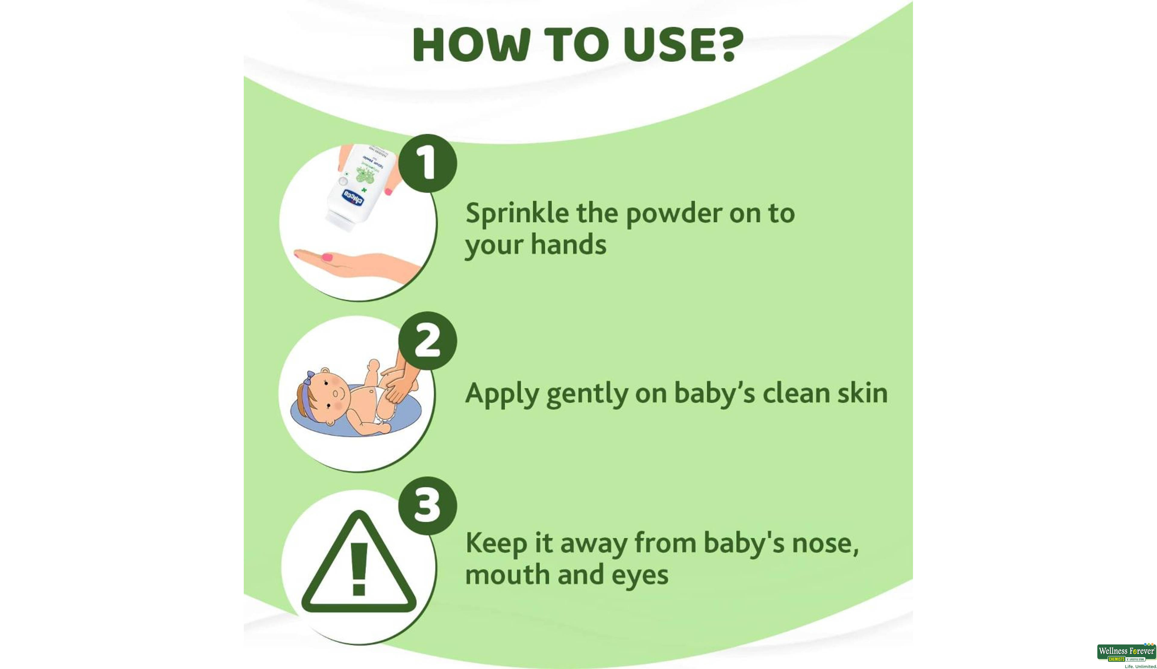 CHICCO TALC PWDR 150GM- 6, 150GM, null