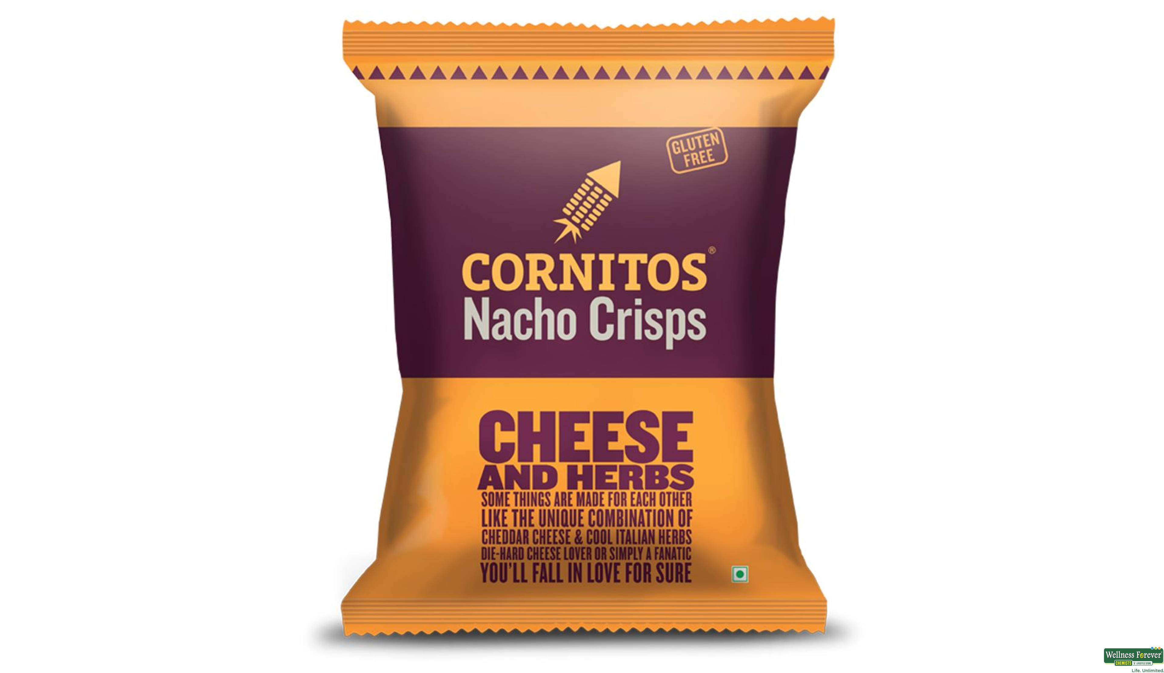 CORNITOS NACHO CHIPS CHEESE 55GM- 1, 55GM, 