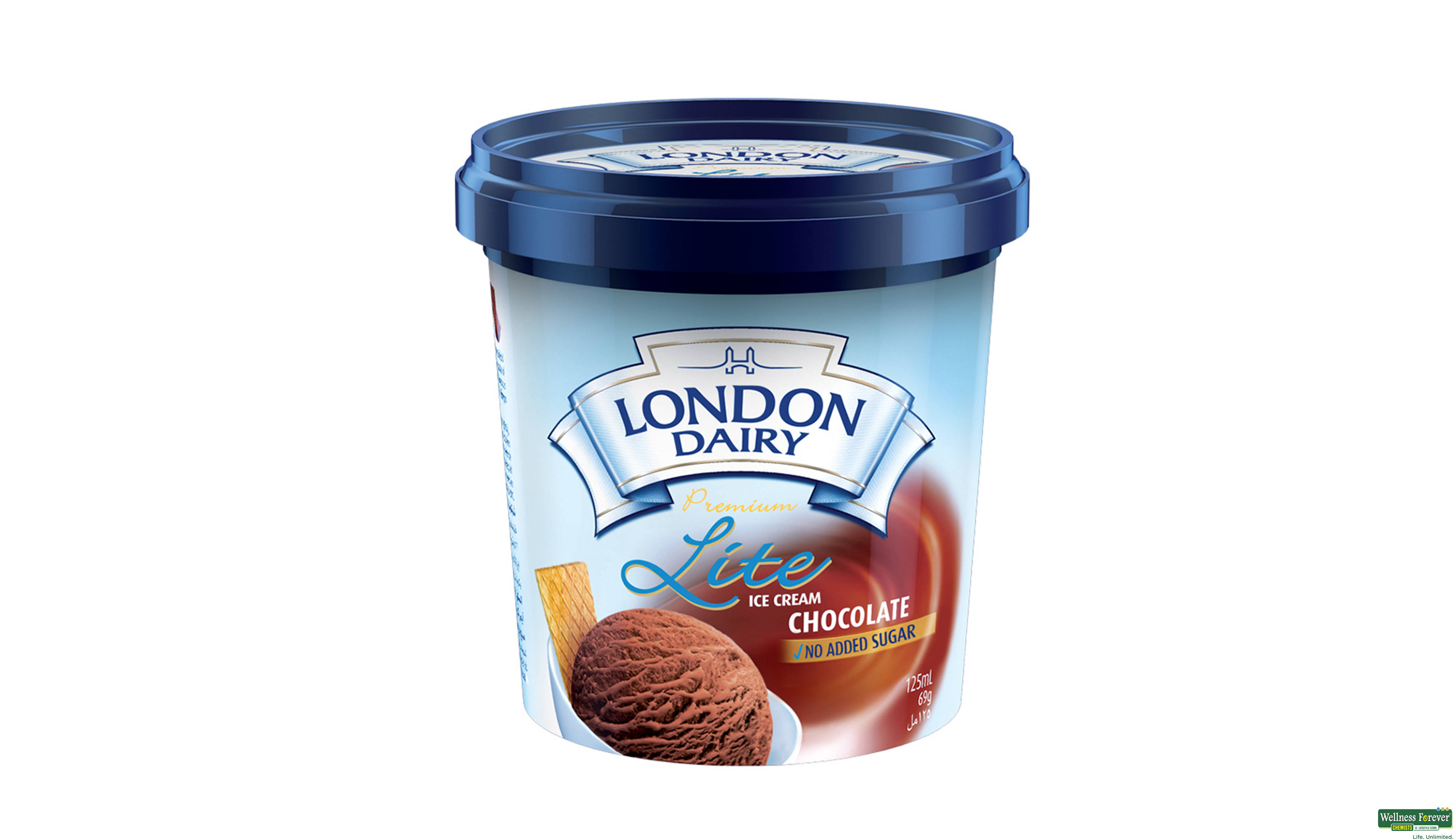 LOND I/C CHOCO LITE 125ML- 1, 125ML, 