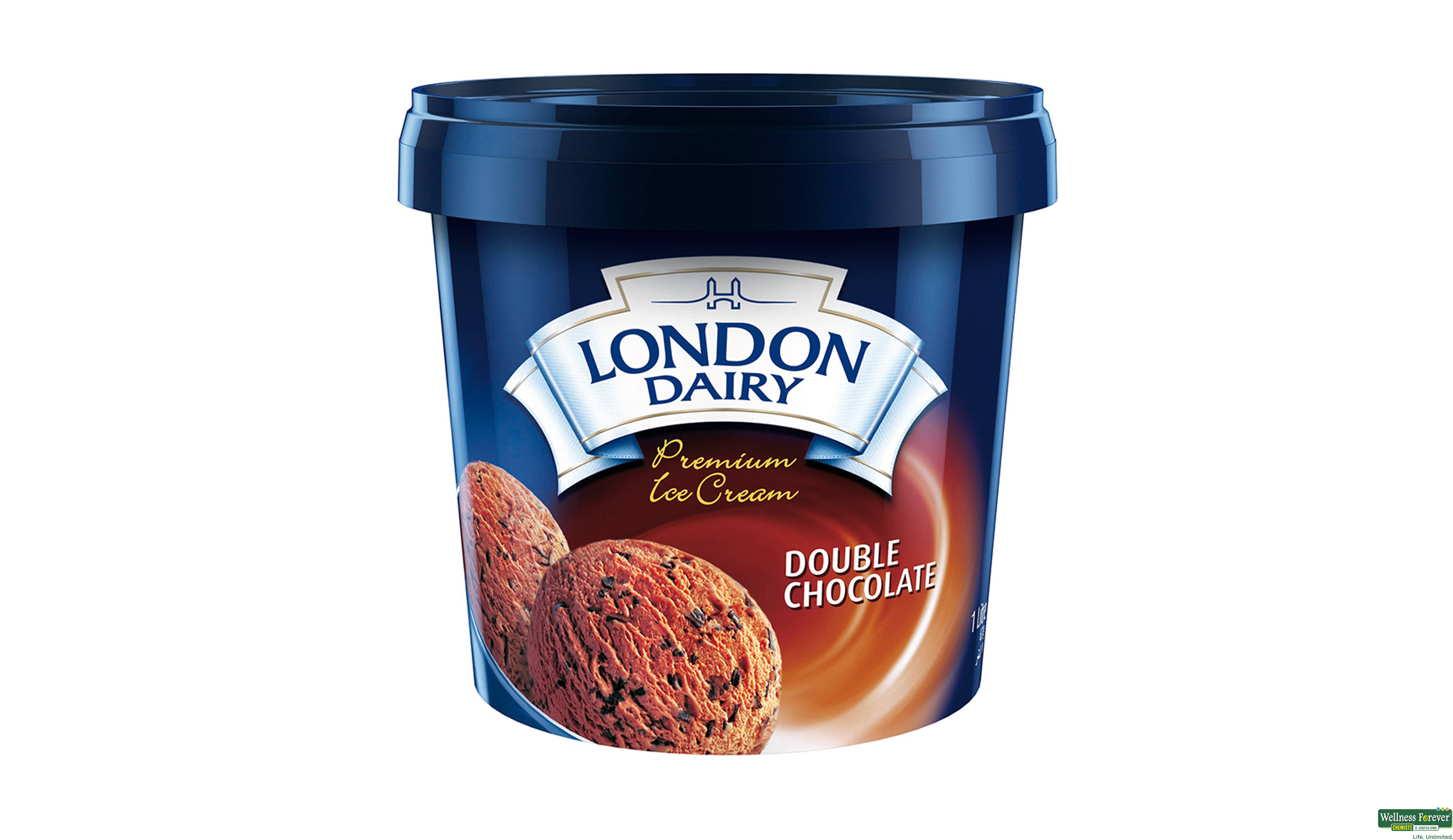 LOND I/C DOUBLE CHOCO 1LTR- 1, 1LTR, 