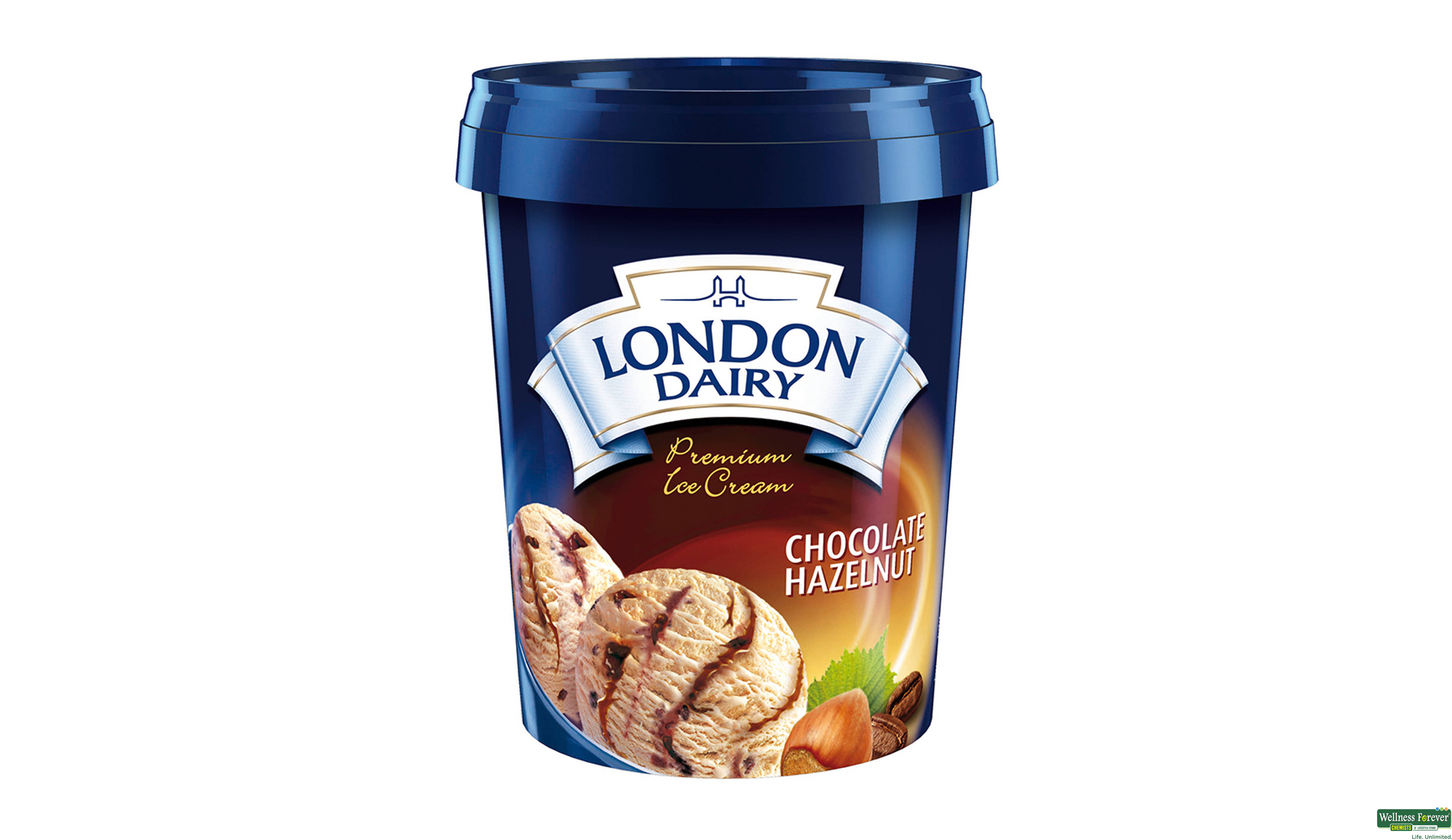 LOND I/C CHOC/HAZELNUT 500ML- 1, 500ML, 