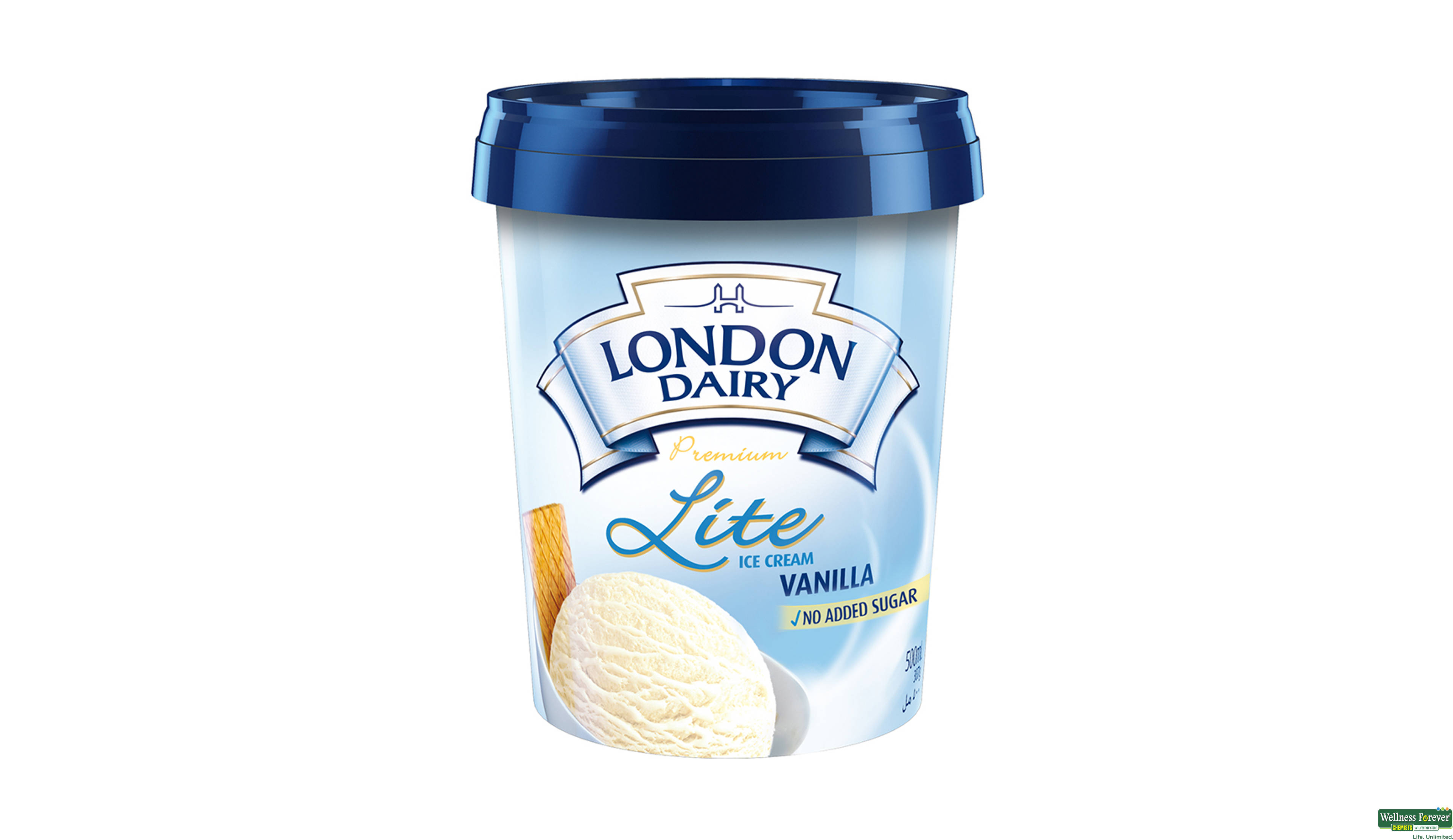 LOND I/C VANILLA LITE 500ML- 1, 500ML, 