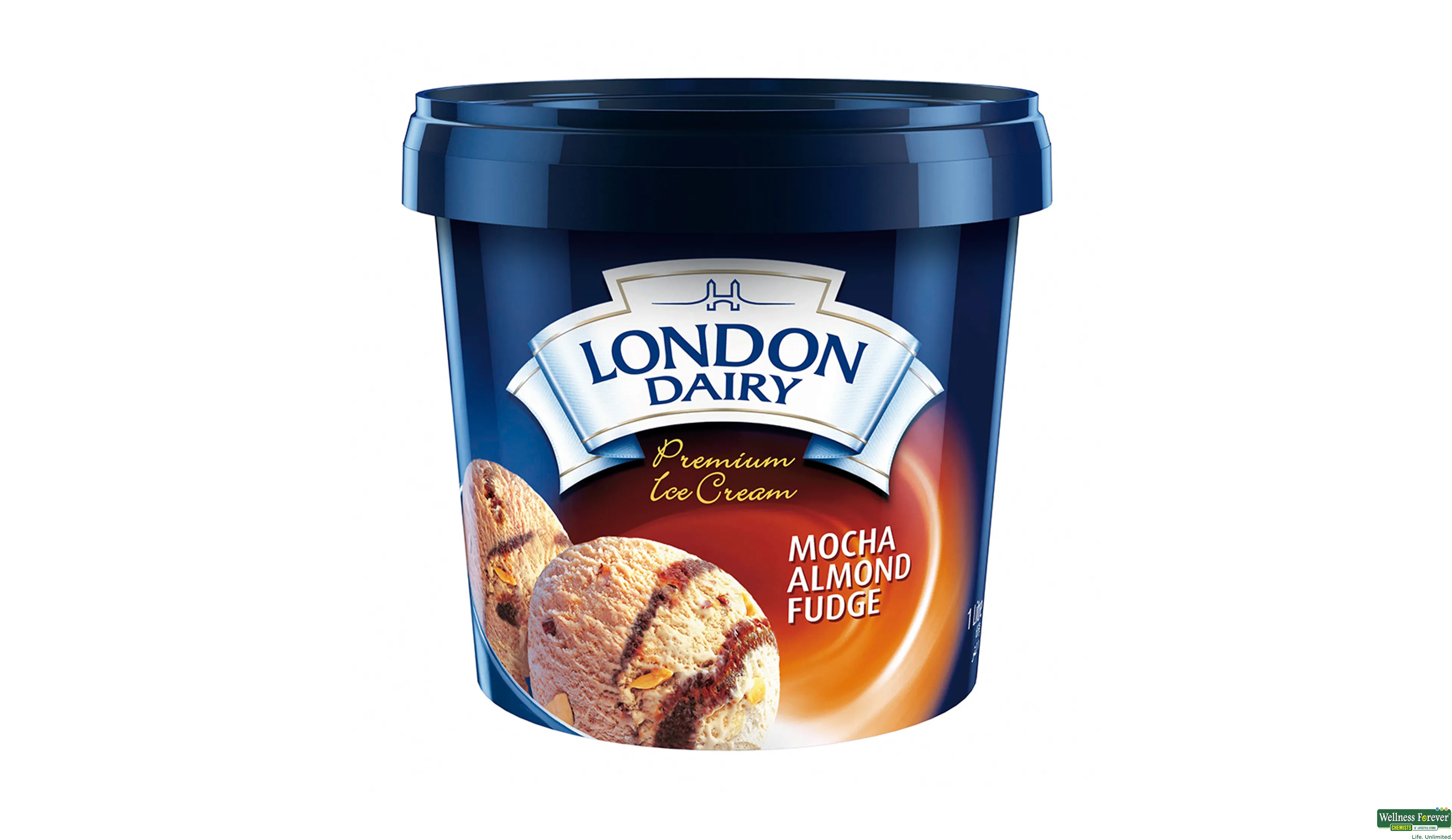 LOND I/C MOCHA ALMOND FUDGE 1LTR- 1, 1LTR, 