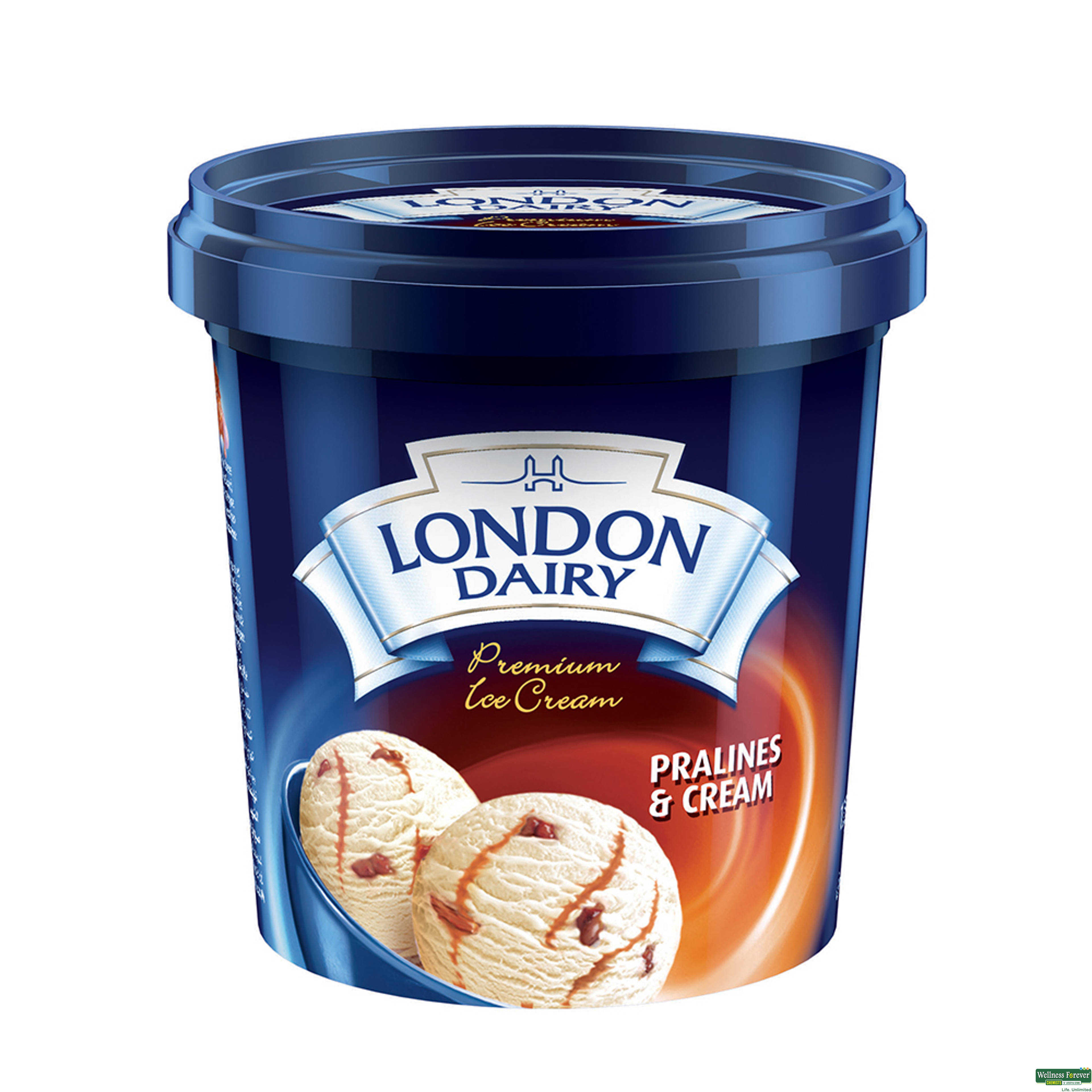 London Dairy Praline and Cream Ice Cream 125ml-image