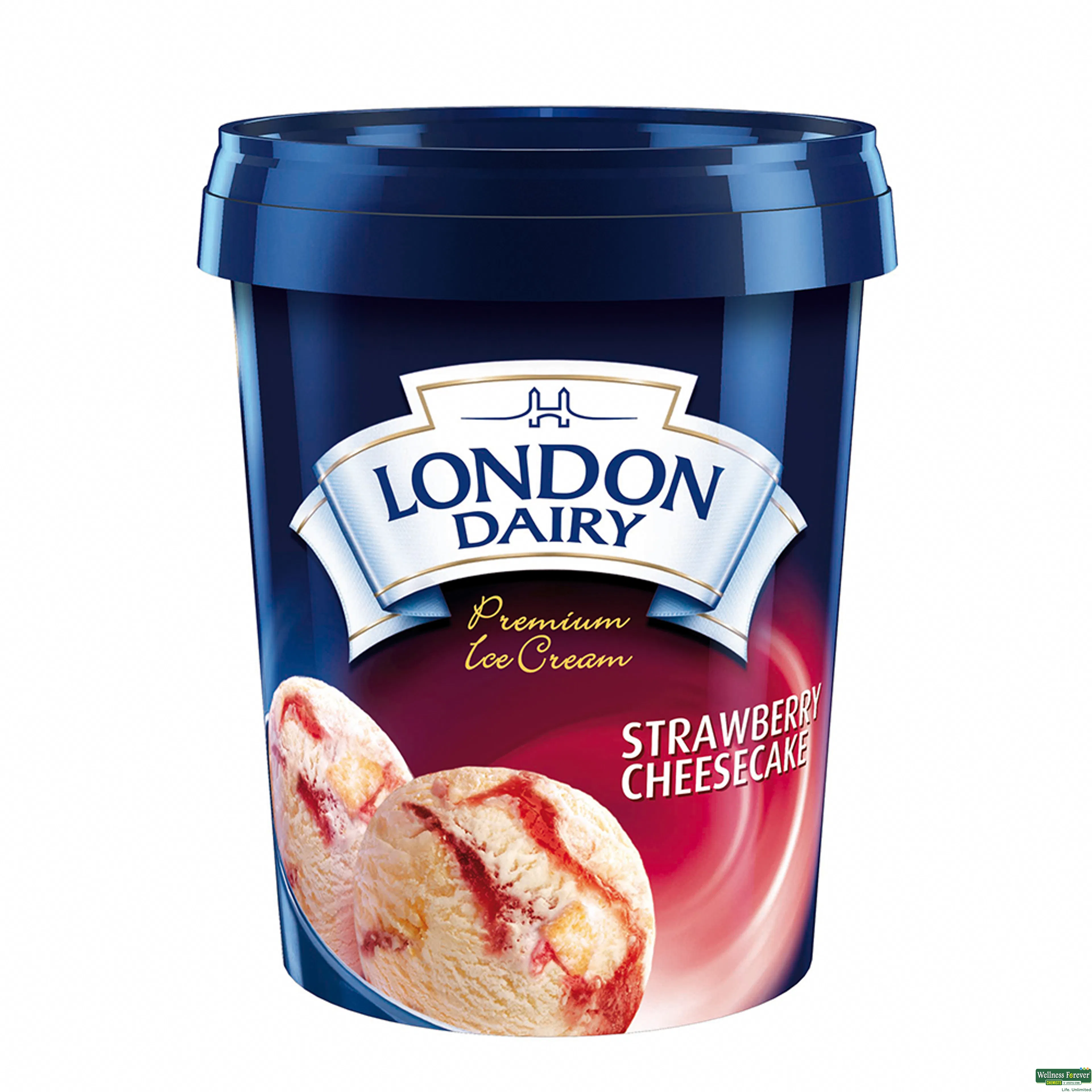 LOND I/C STRAWBERRY CHEESE CAKE 500ML-image