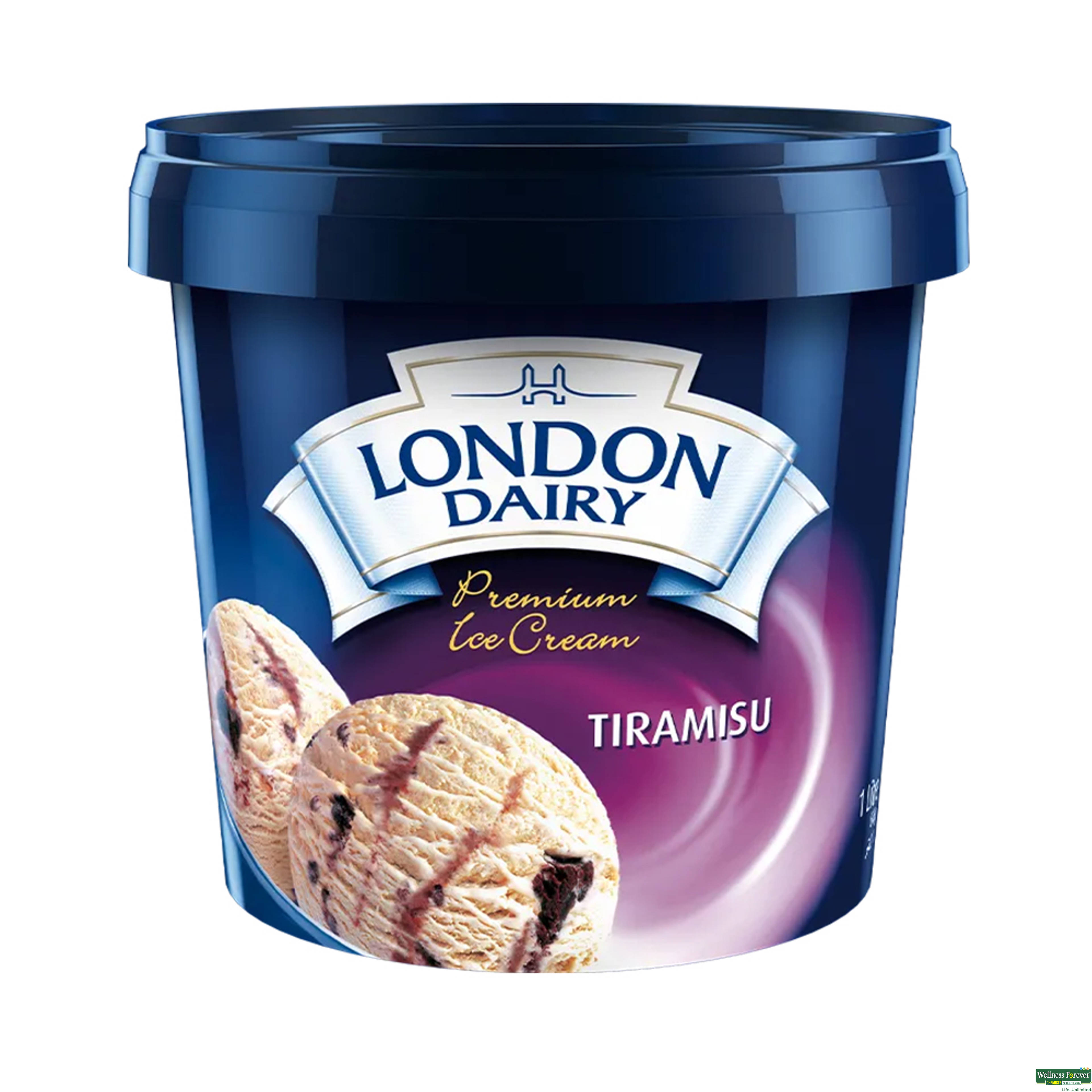 London Dairy Tiramisu Ice Cream, 1 ltr-image