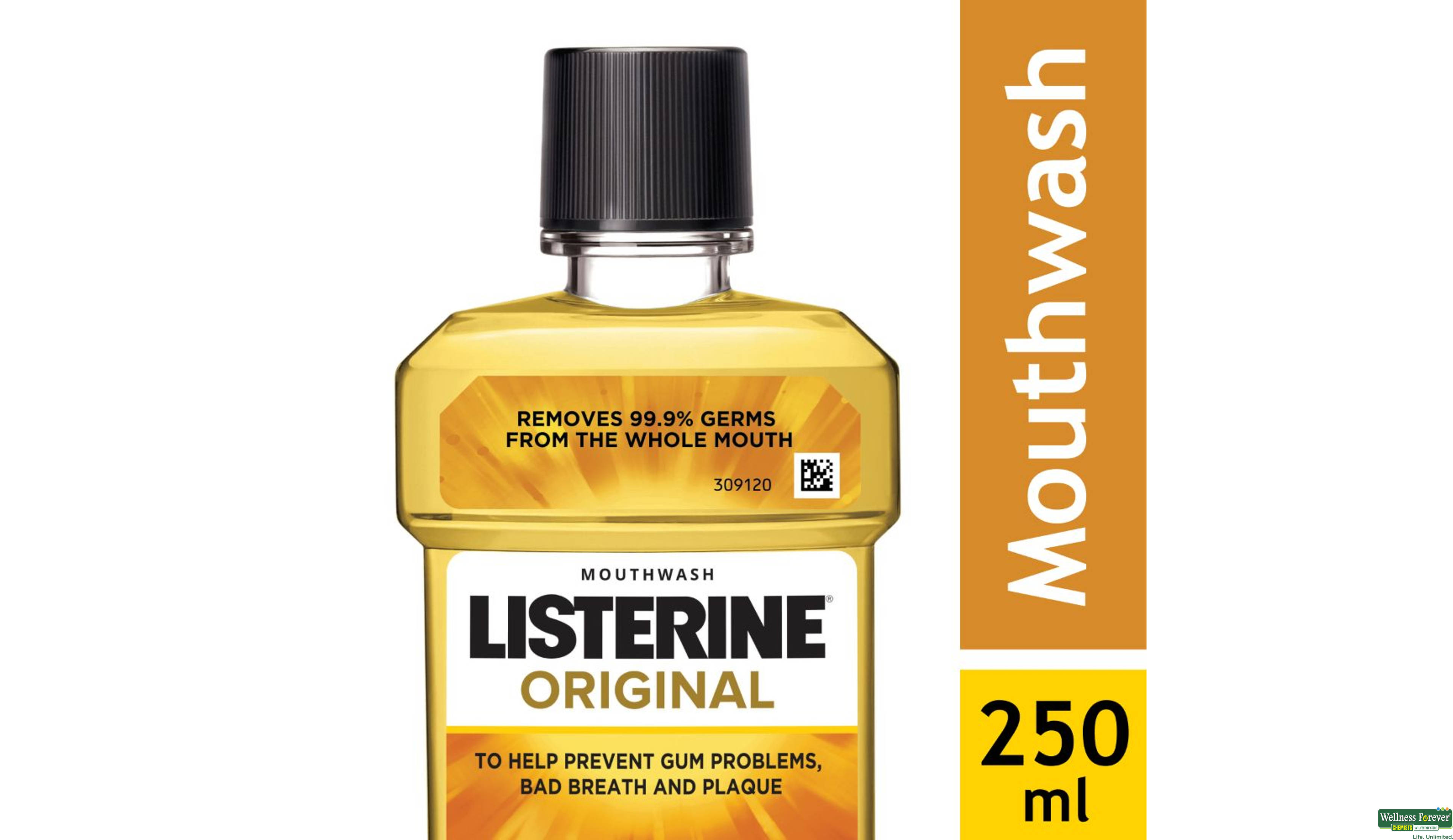 LISTERINE M/WASH ORIGINAL 250ML- 1, 250ML, 