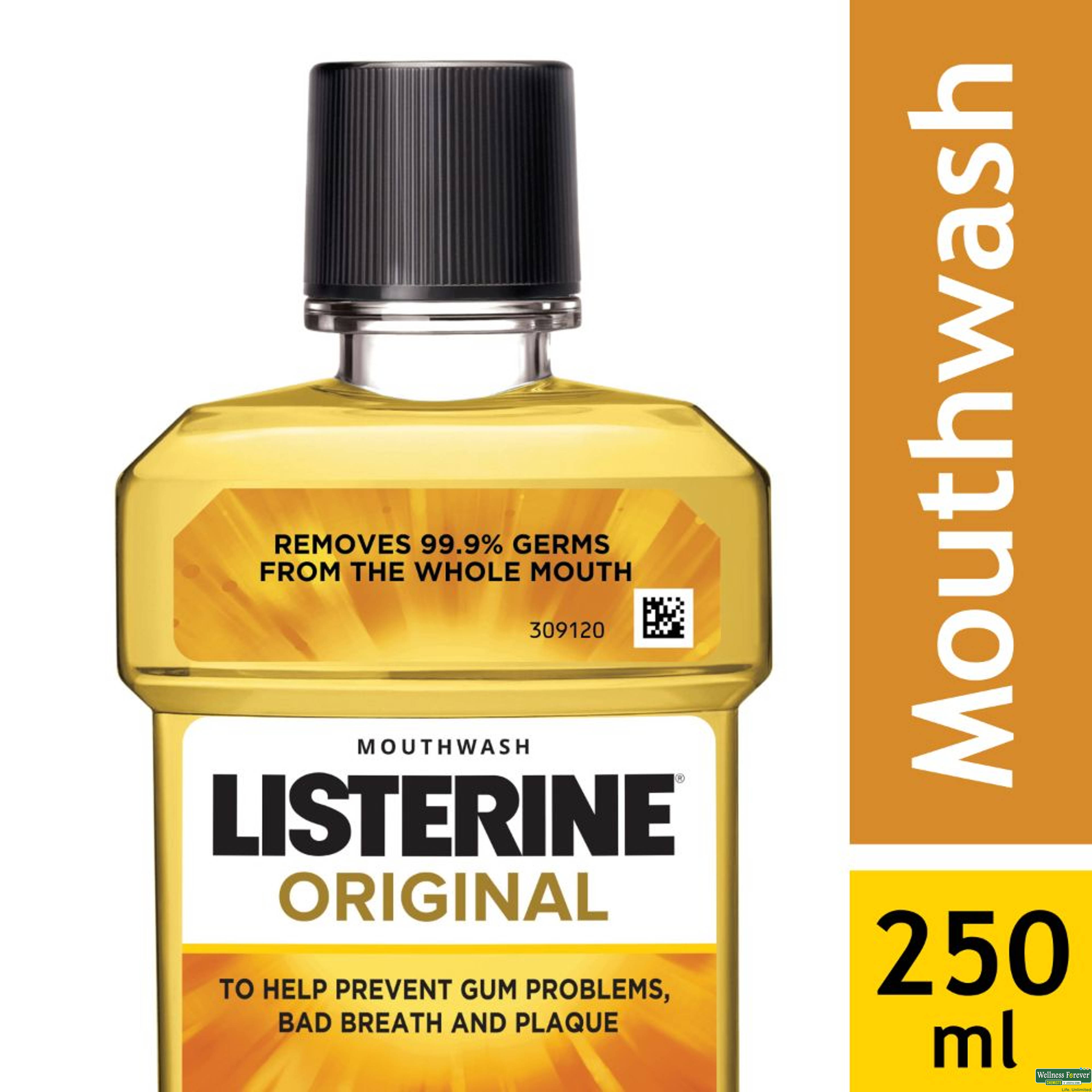 Listerine Original Mouthwash, 250 ml-image